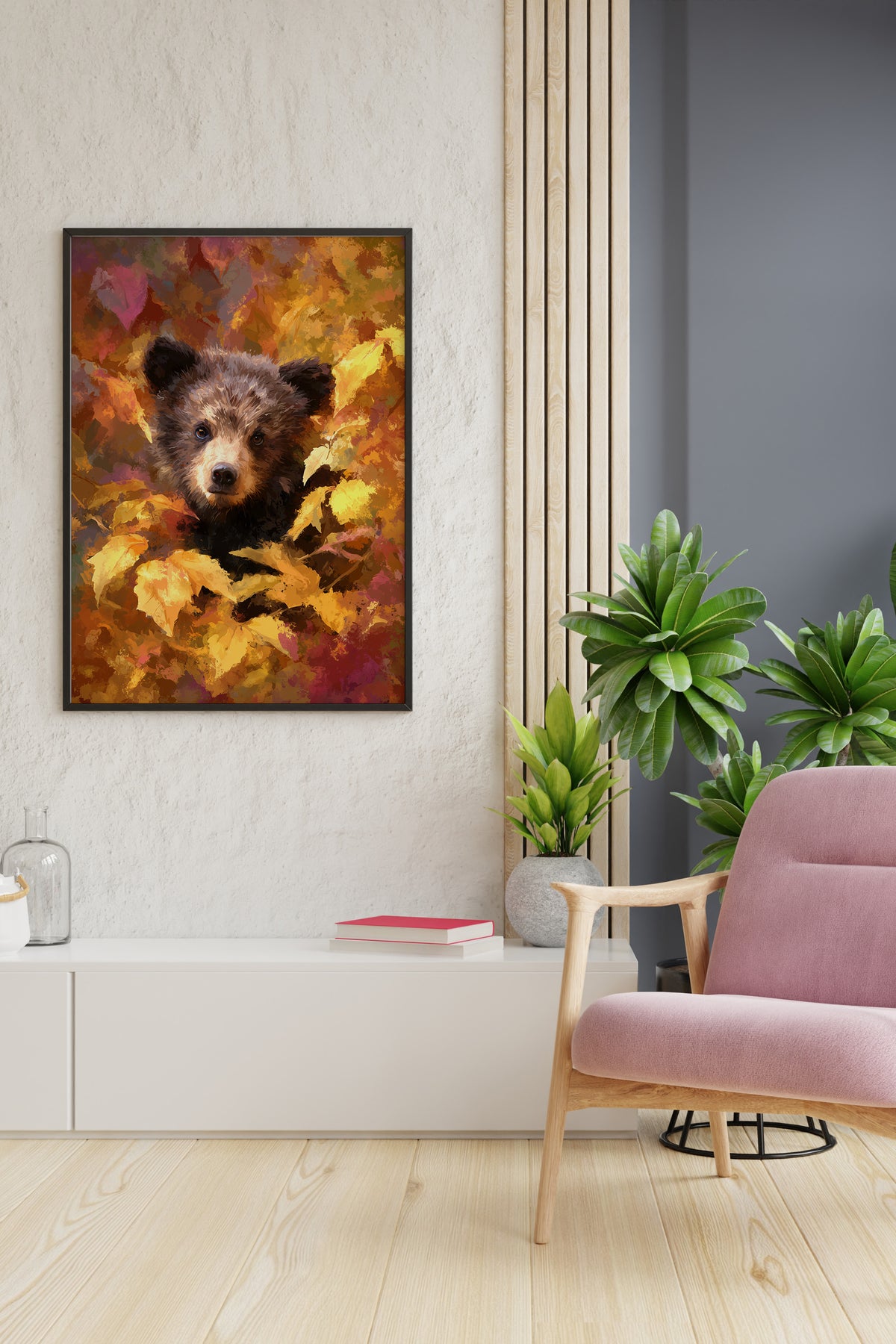 Bear Cub in Autumn