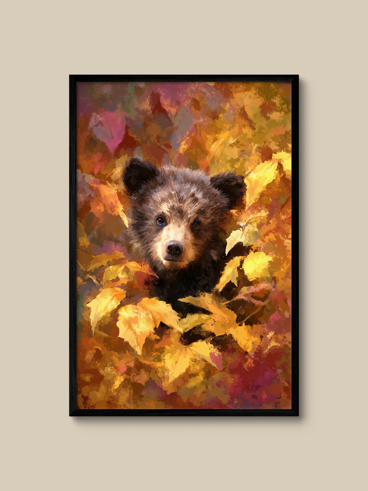 Bear Cub in Autumn