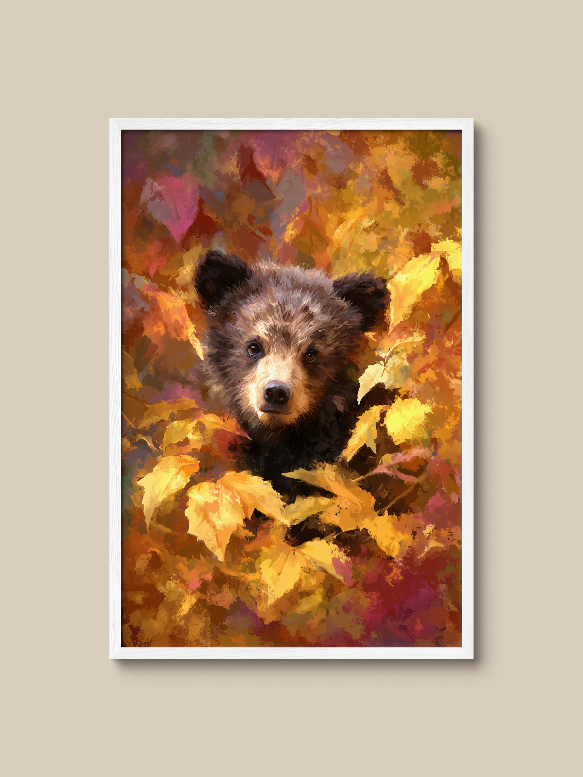 Bear Cub in Autumn