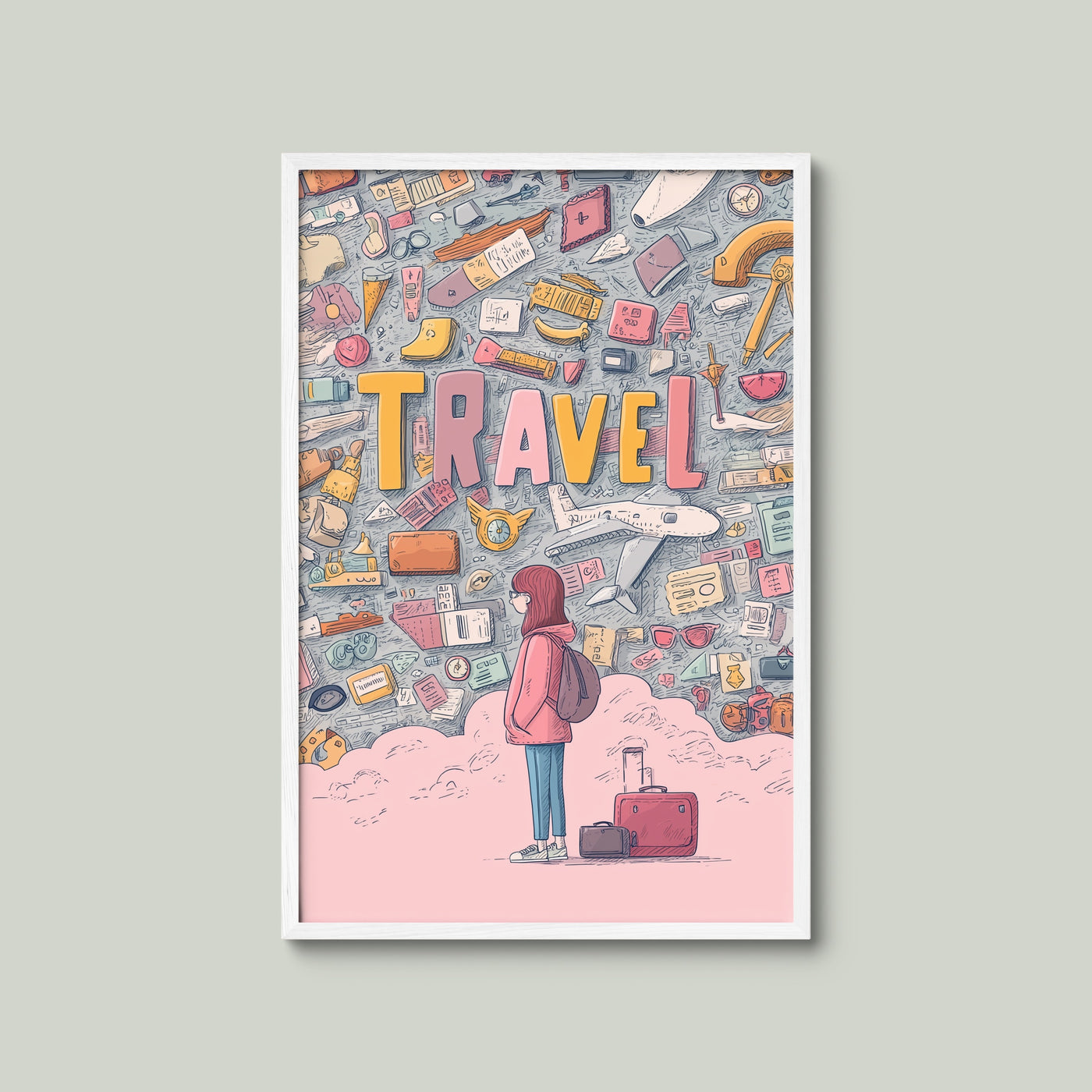 Girl Faces Travel