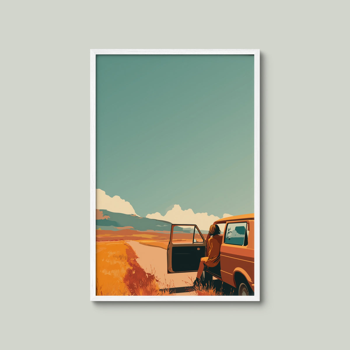 Open Road Teal Sky