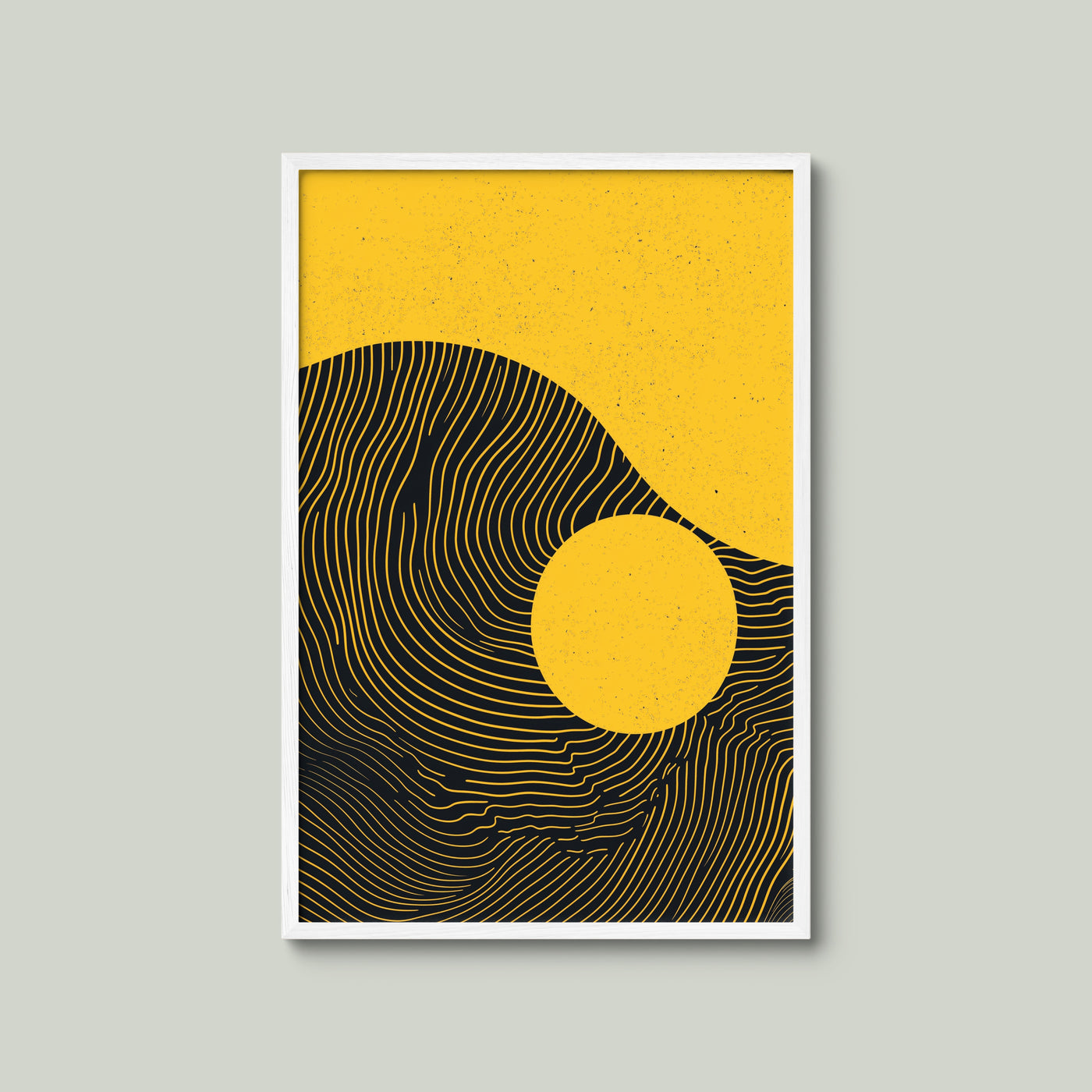 Topographic Line Art