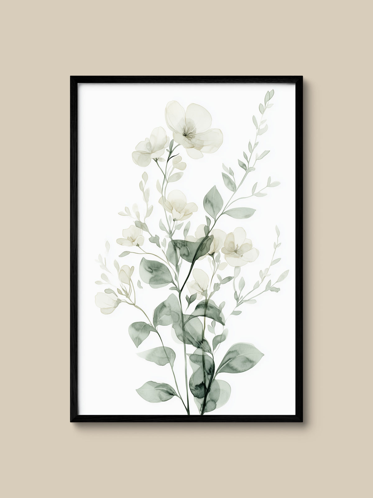 White Botanical Bouquet