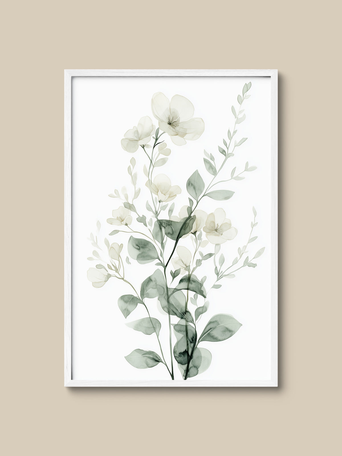 White Botanical Bouquet