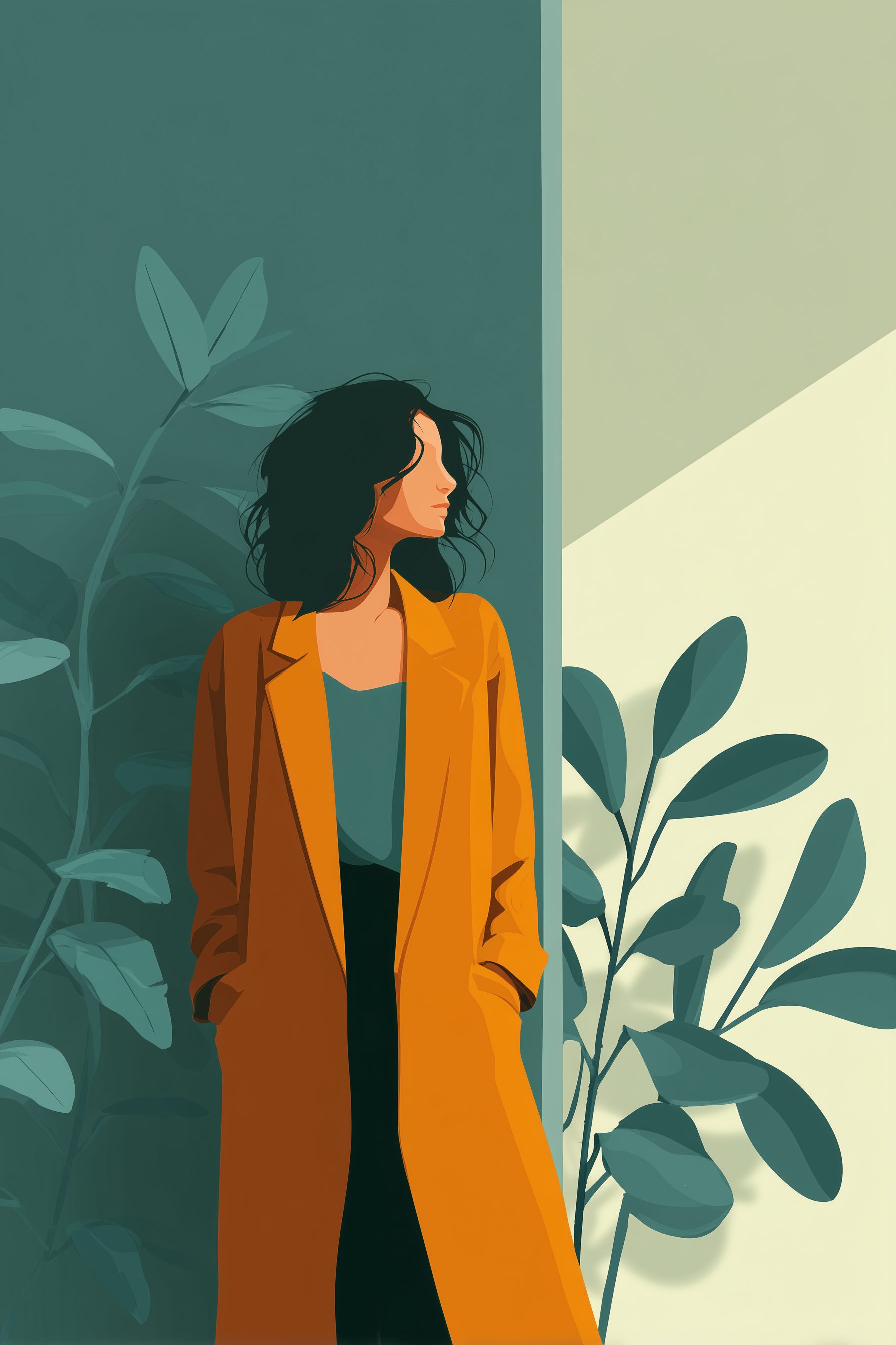 Amber Coat Moment
