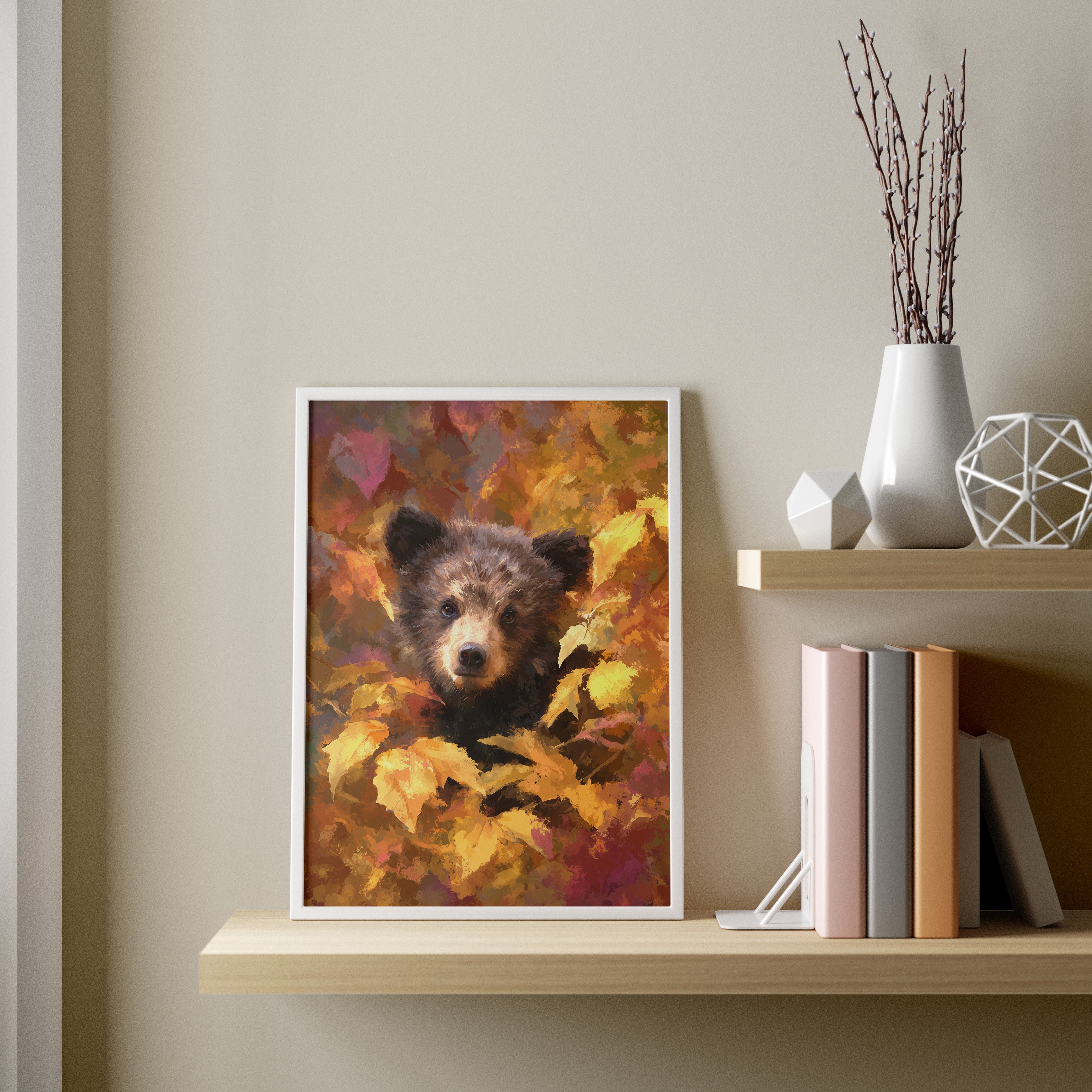 Bear Cub in Autumn