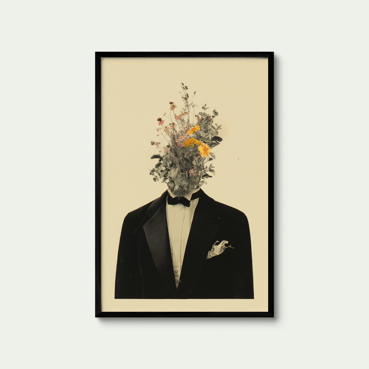 Black Tuxedo Wild Flowers