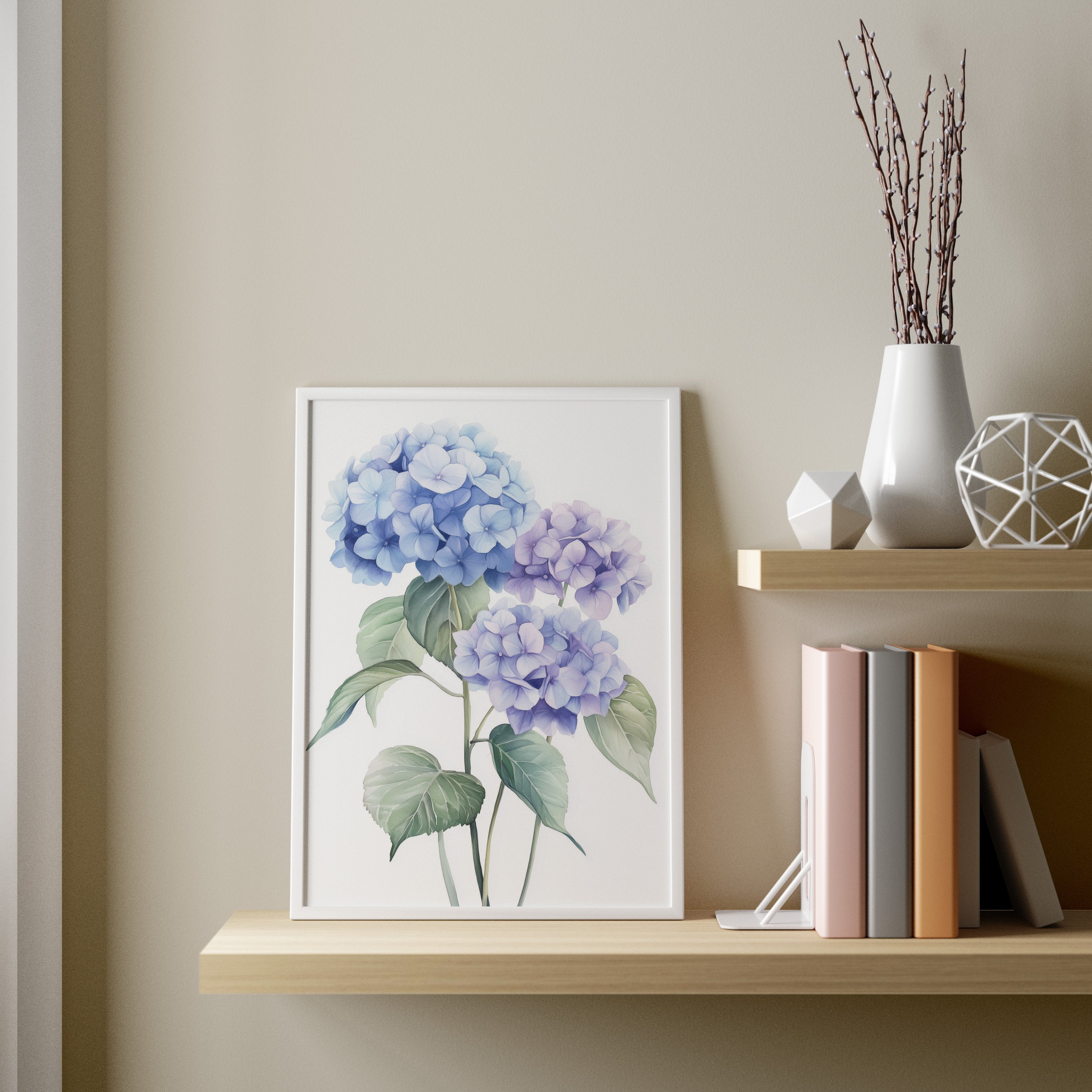 Blue Hydrangea Bloom