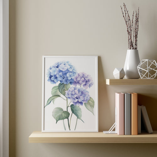 Blue Hydrangea Bloom
