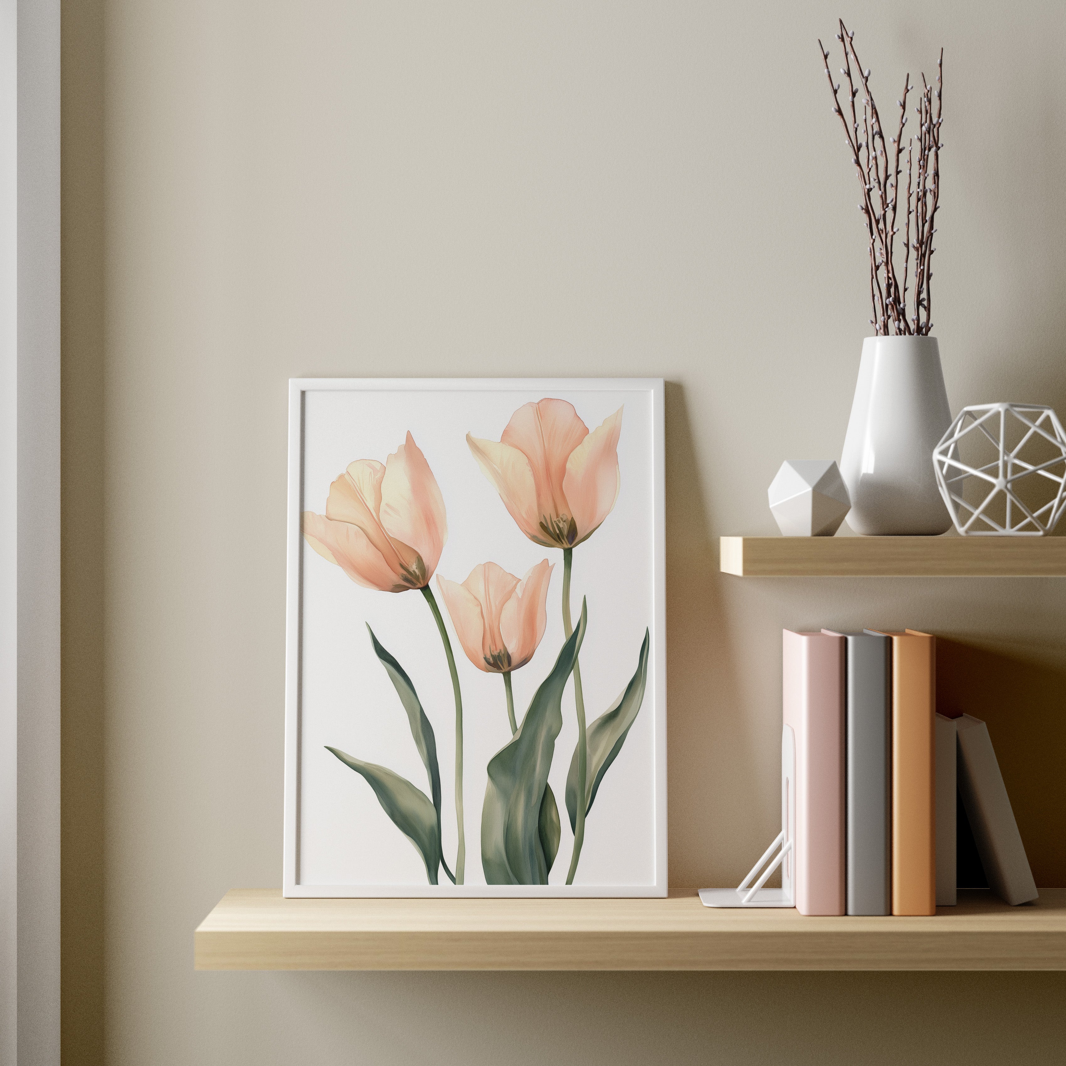 Blush Tulip Trio