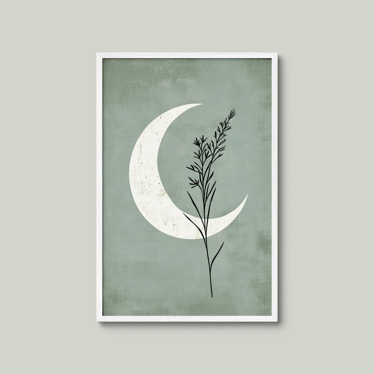 Botanical Moon Art