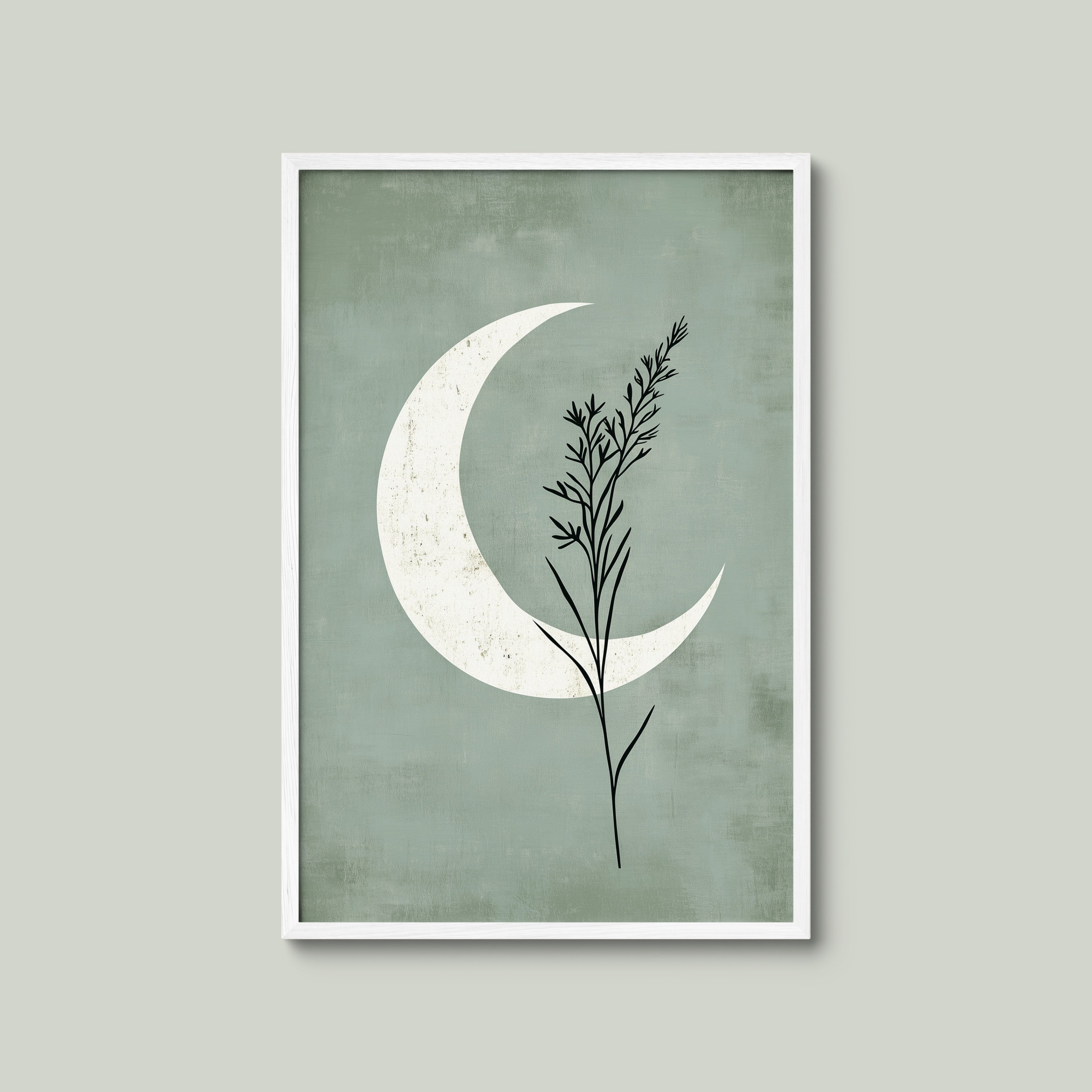 Botanical Moon Art