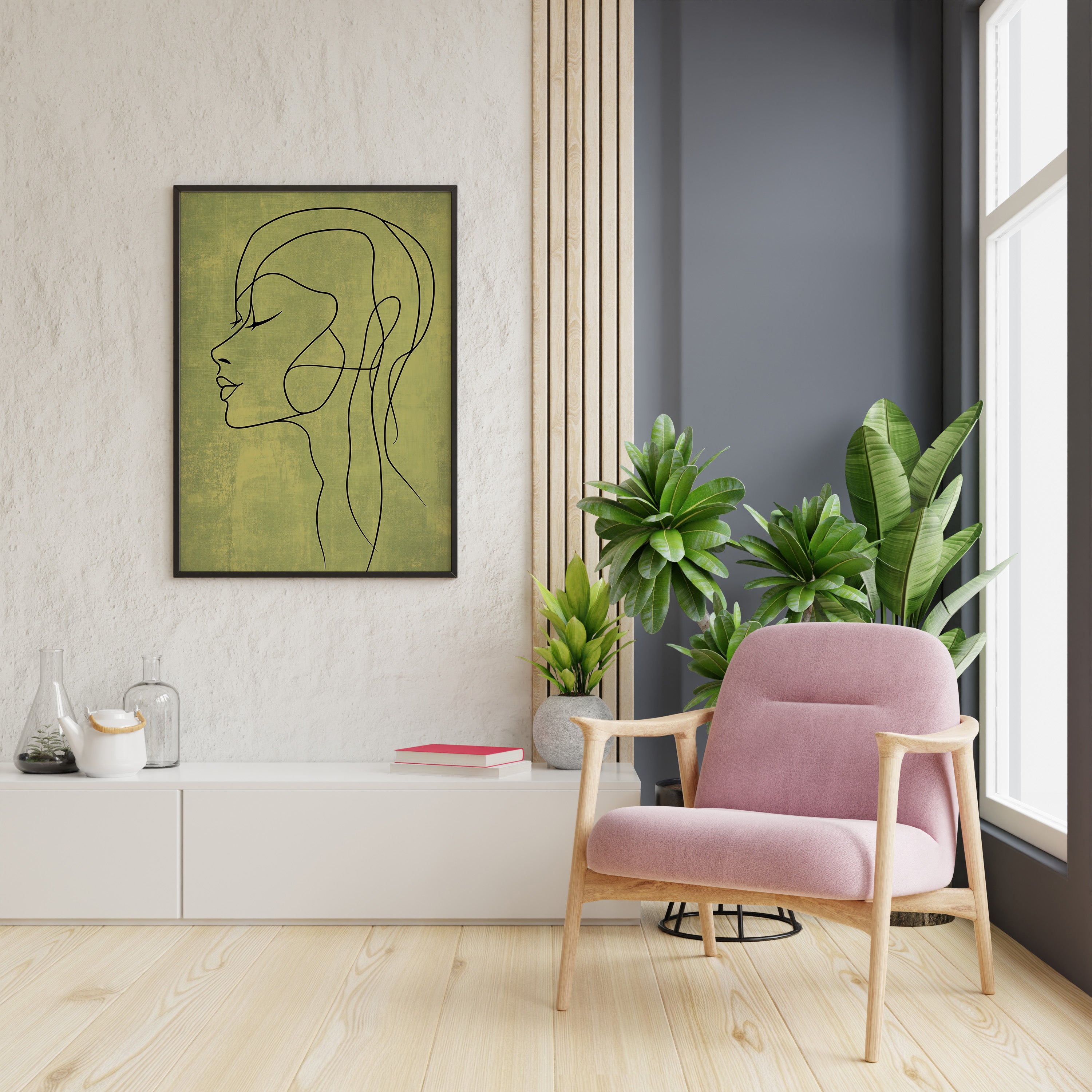 Continuous Line Portrait