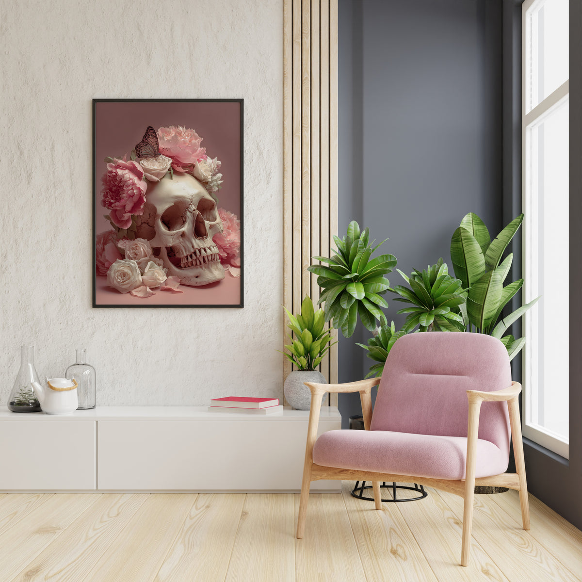Floral Skull
