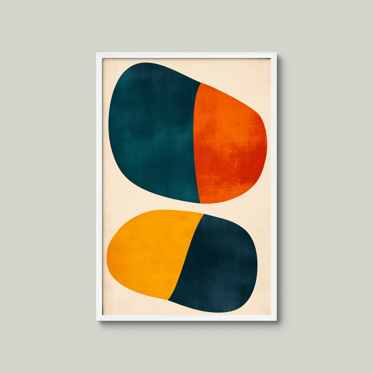Geometric Color Block Abstract