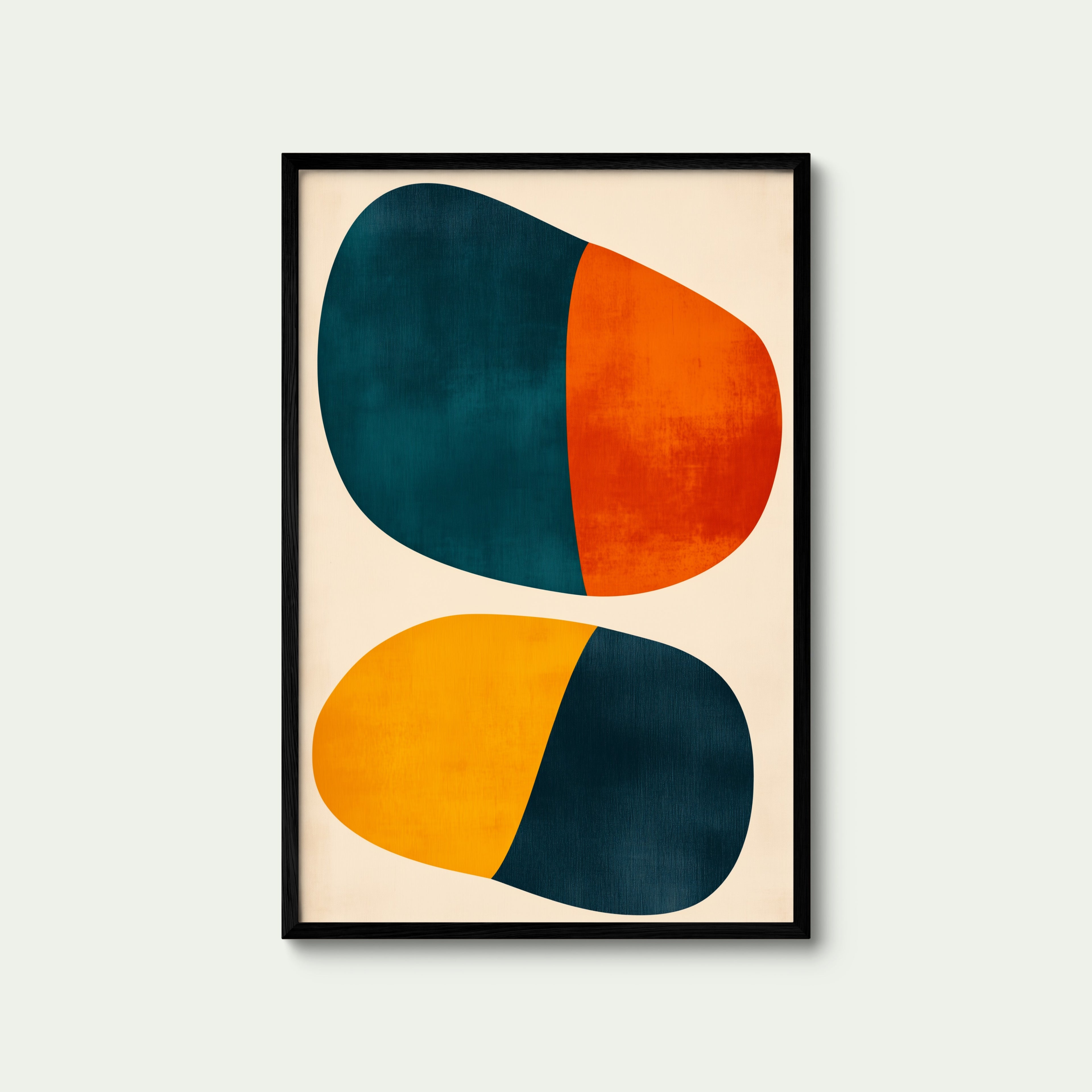 Geometric Color Block Abstract