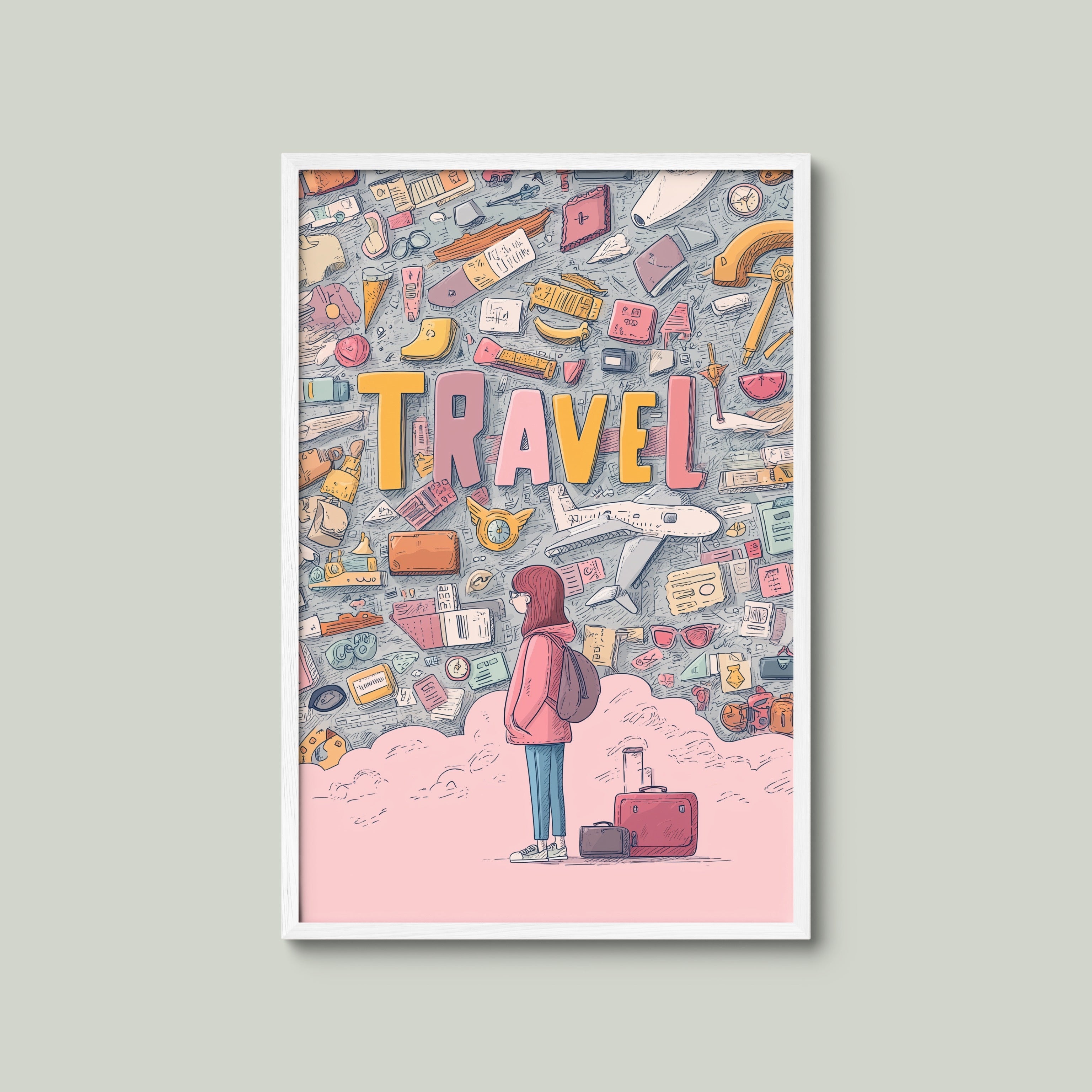 Girl Faces Travel