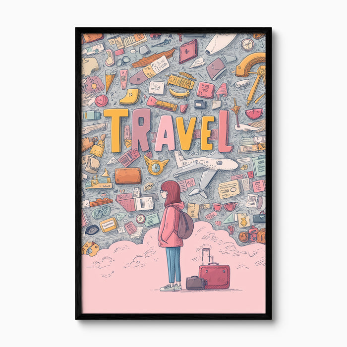 Girl Faces Travel