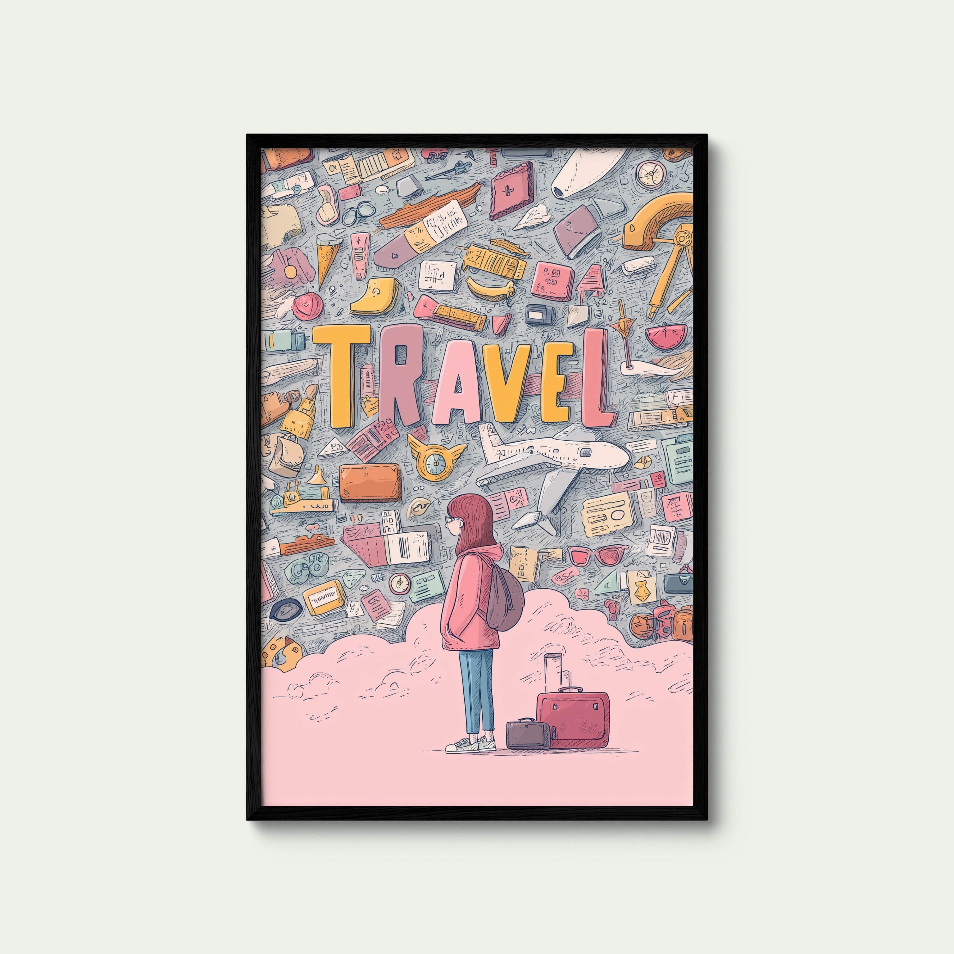 Girl Faces Travel