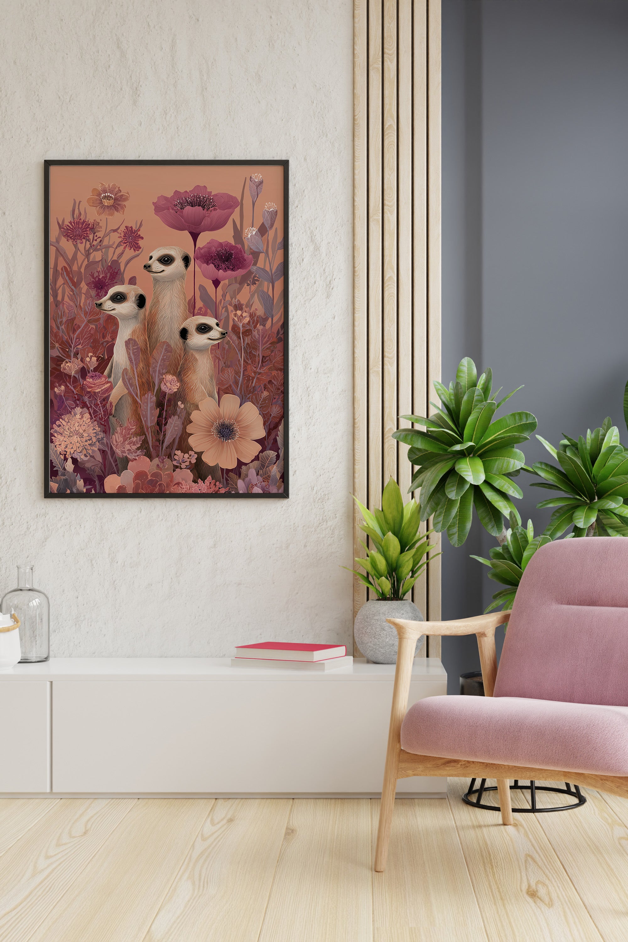 Meerkats in Bloom