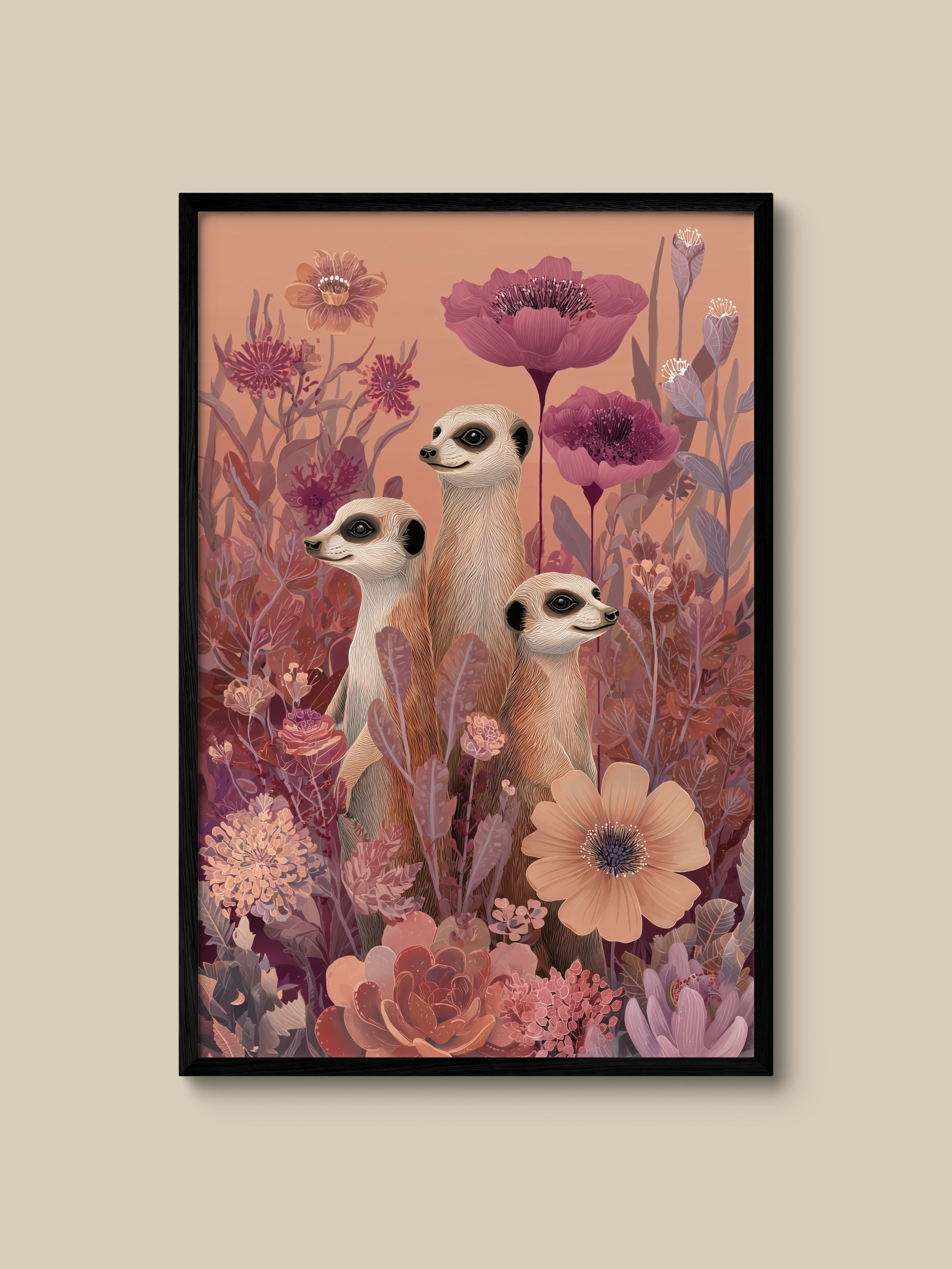 Meerkats in Bloom