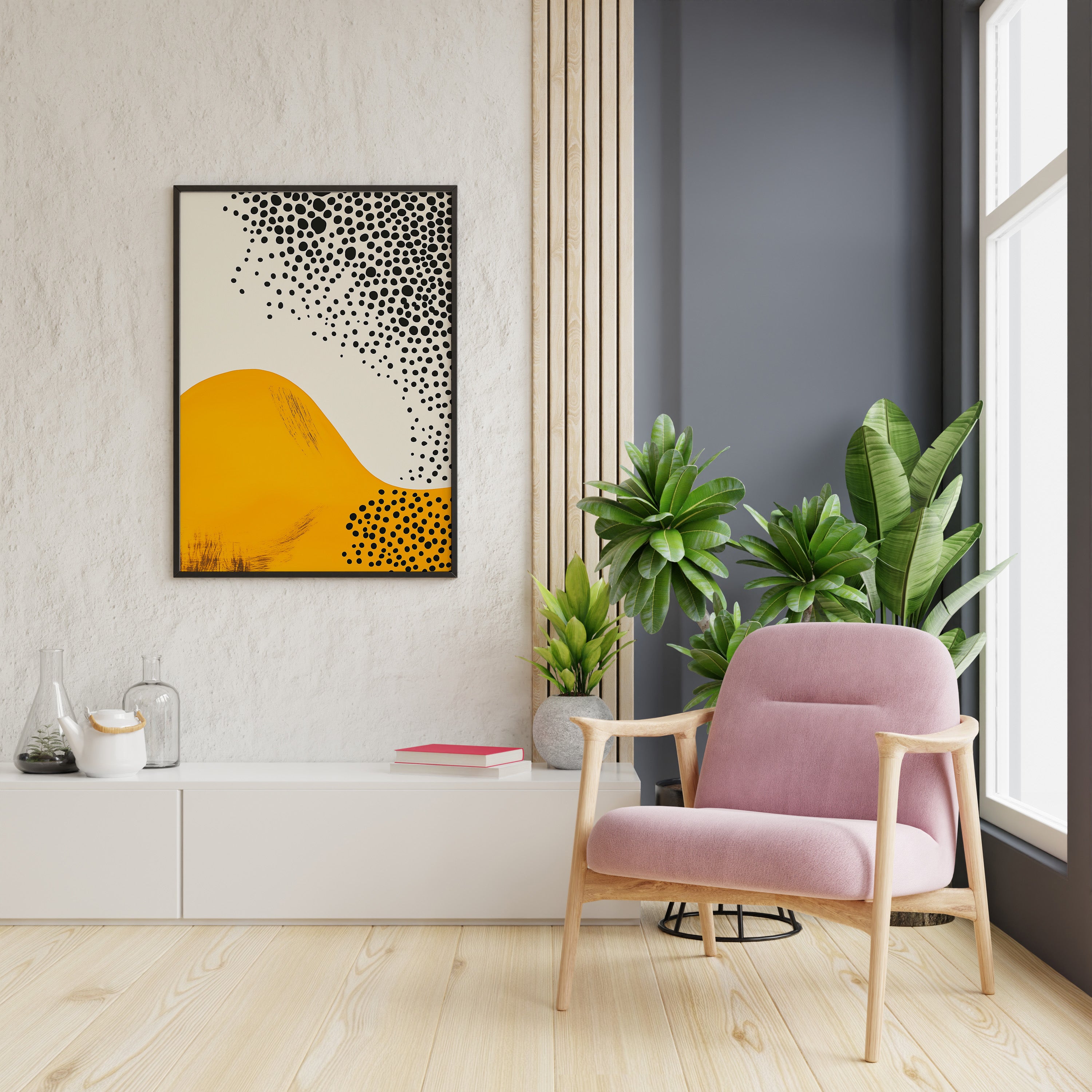 Modern Dot Pattern Abstract