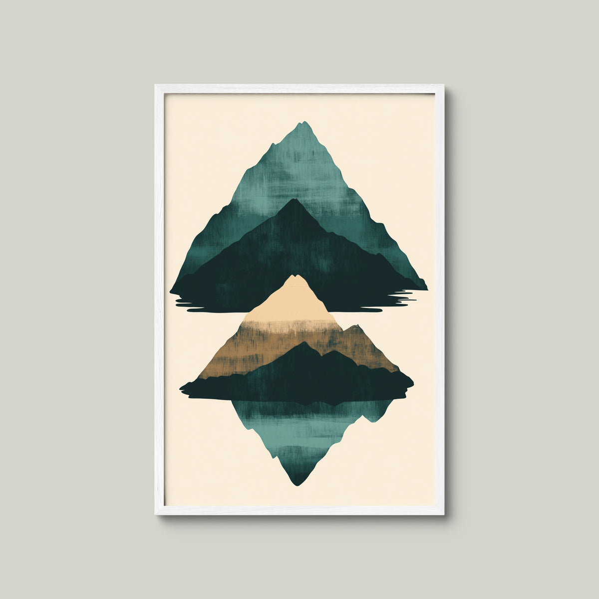 Mountain Reflection Landscape