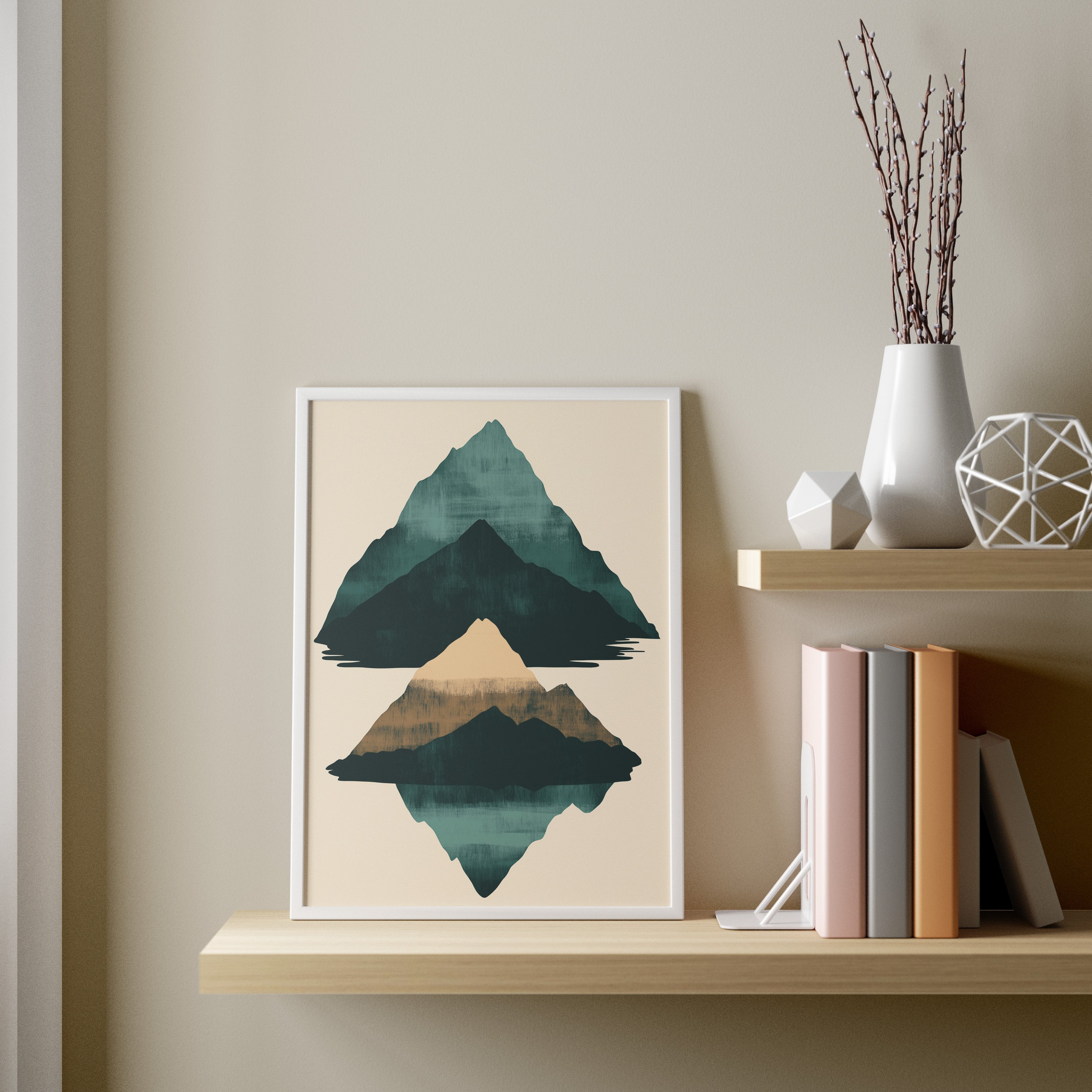 Mountain Reflection Landscape