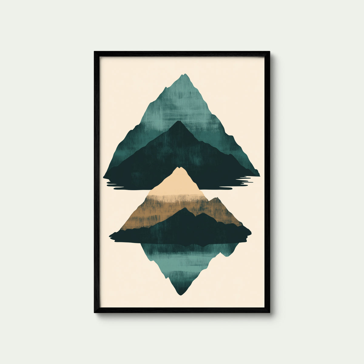Mountain Reflection Landscape