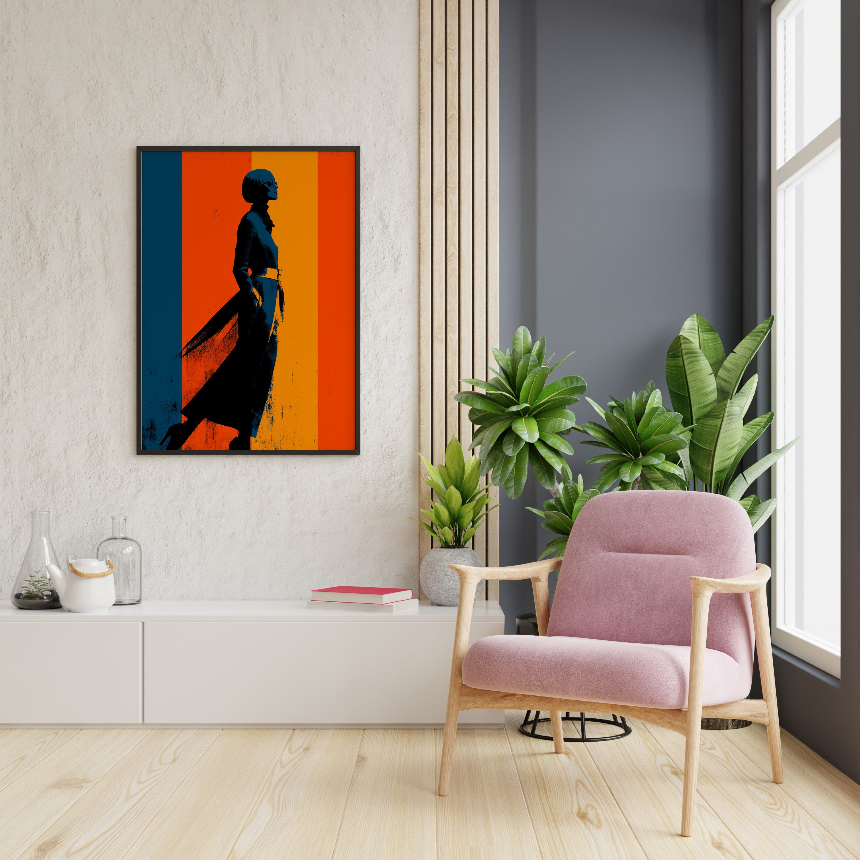 Neon Silhouette