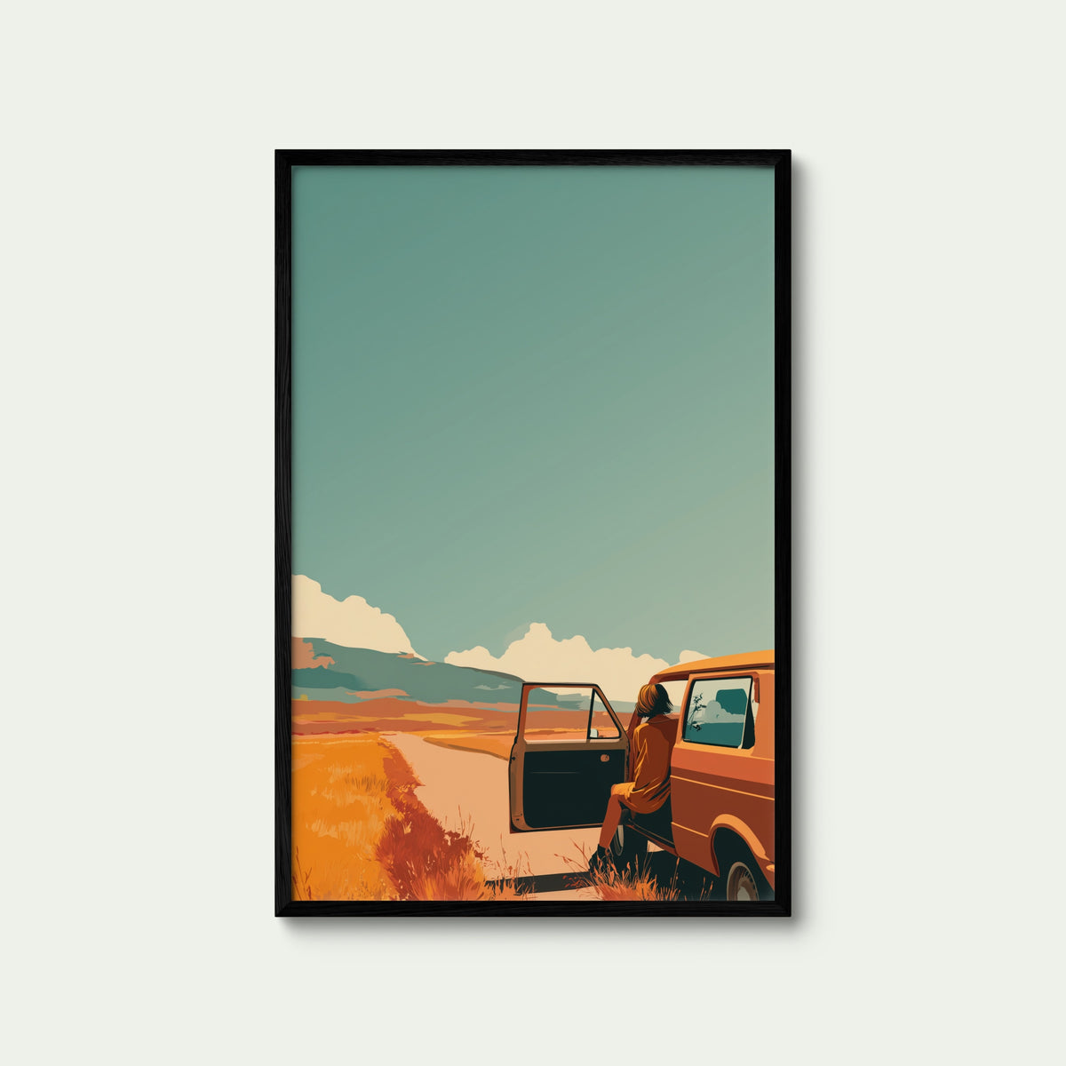 Open Road Teal Sky