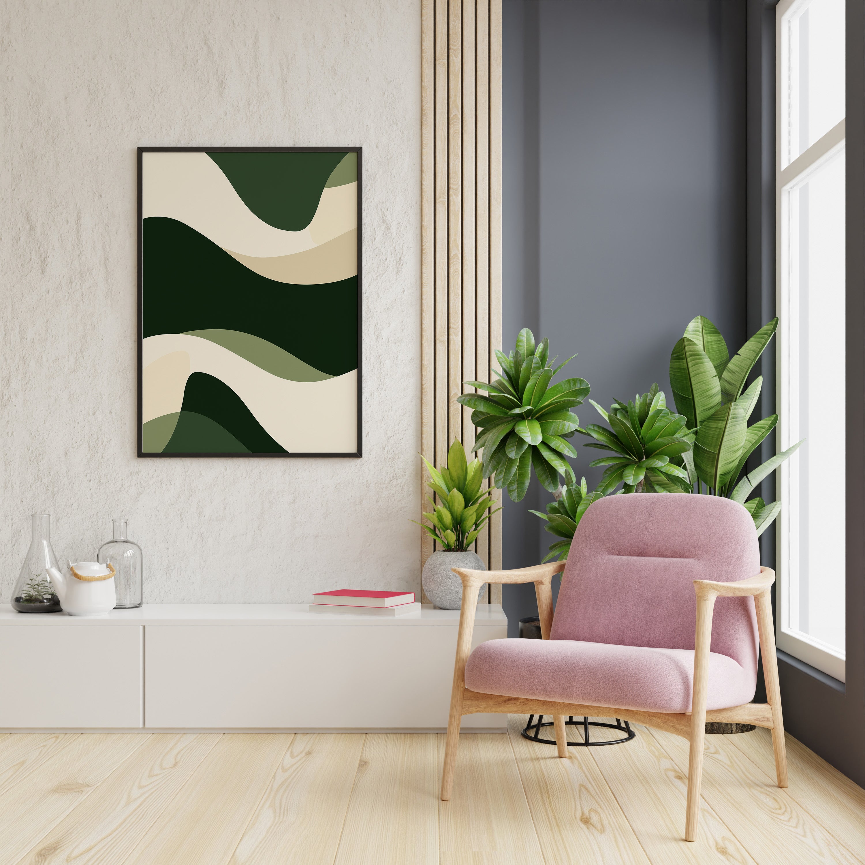 Organic Green Abstract