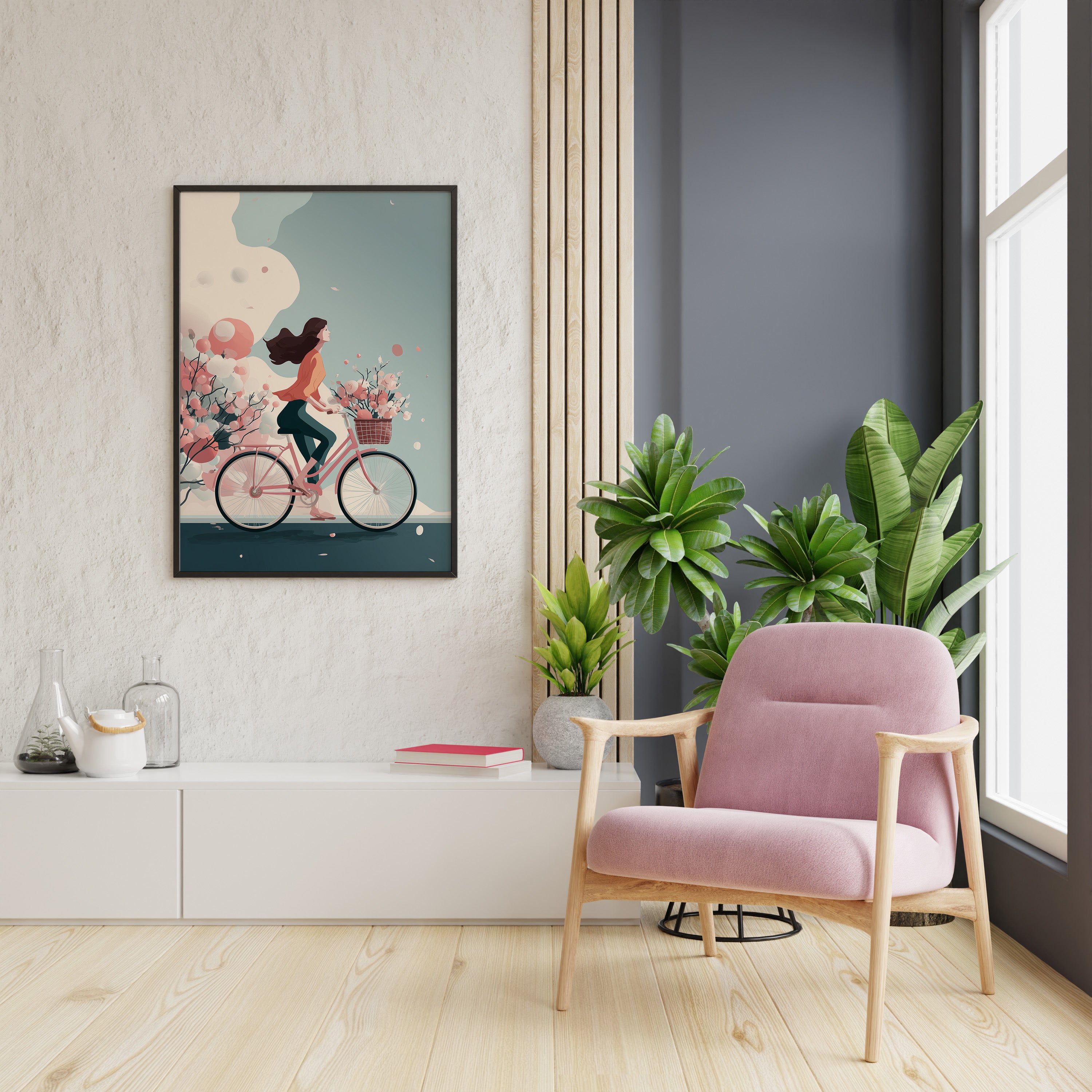 Pink Ride in Bloom