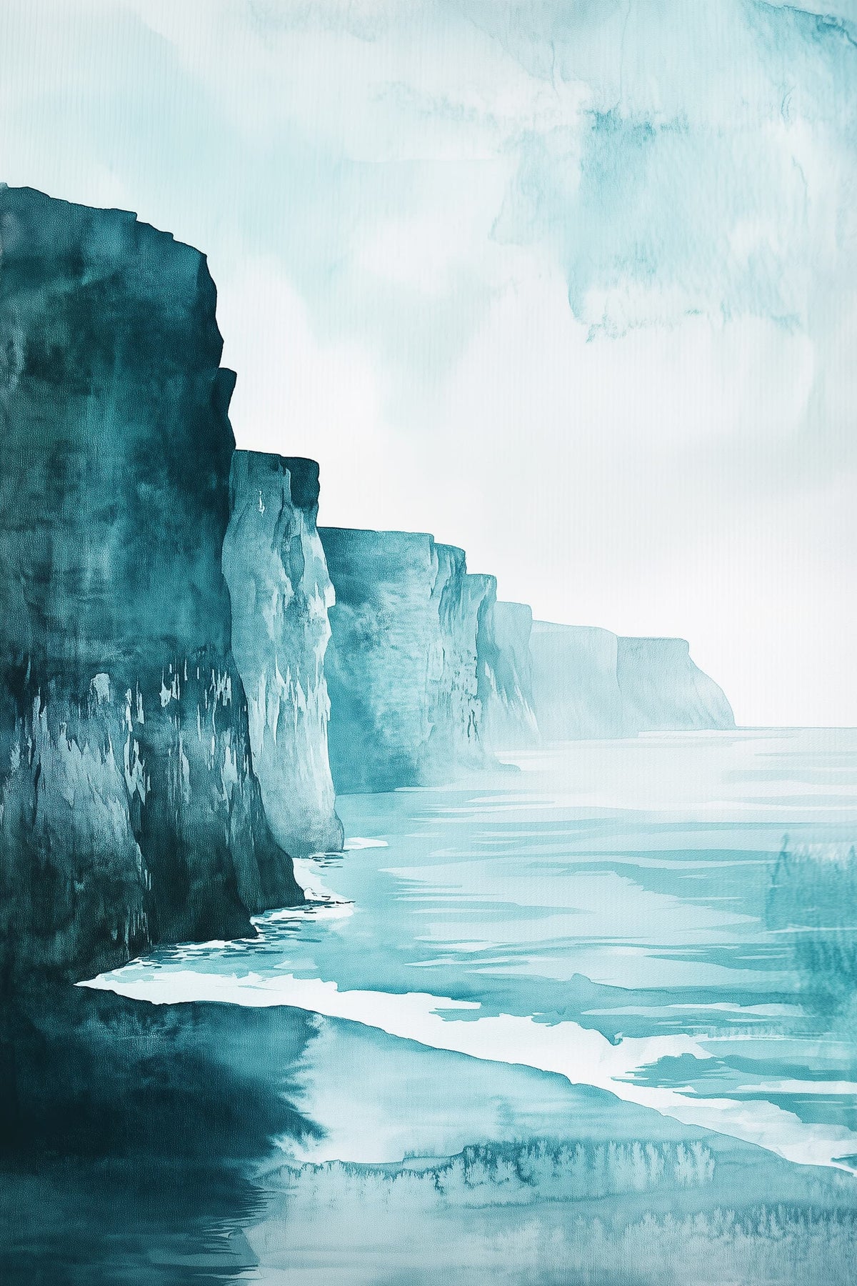 Sea Cliffs at Dawn