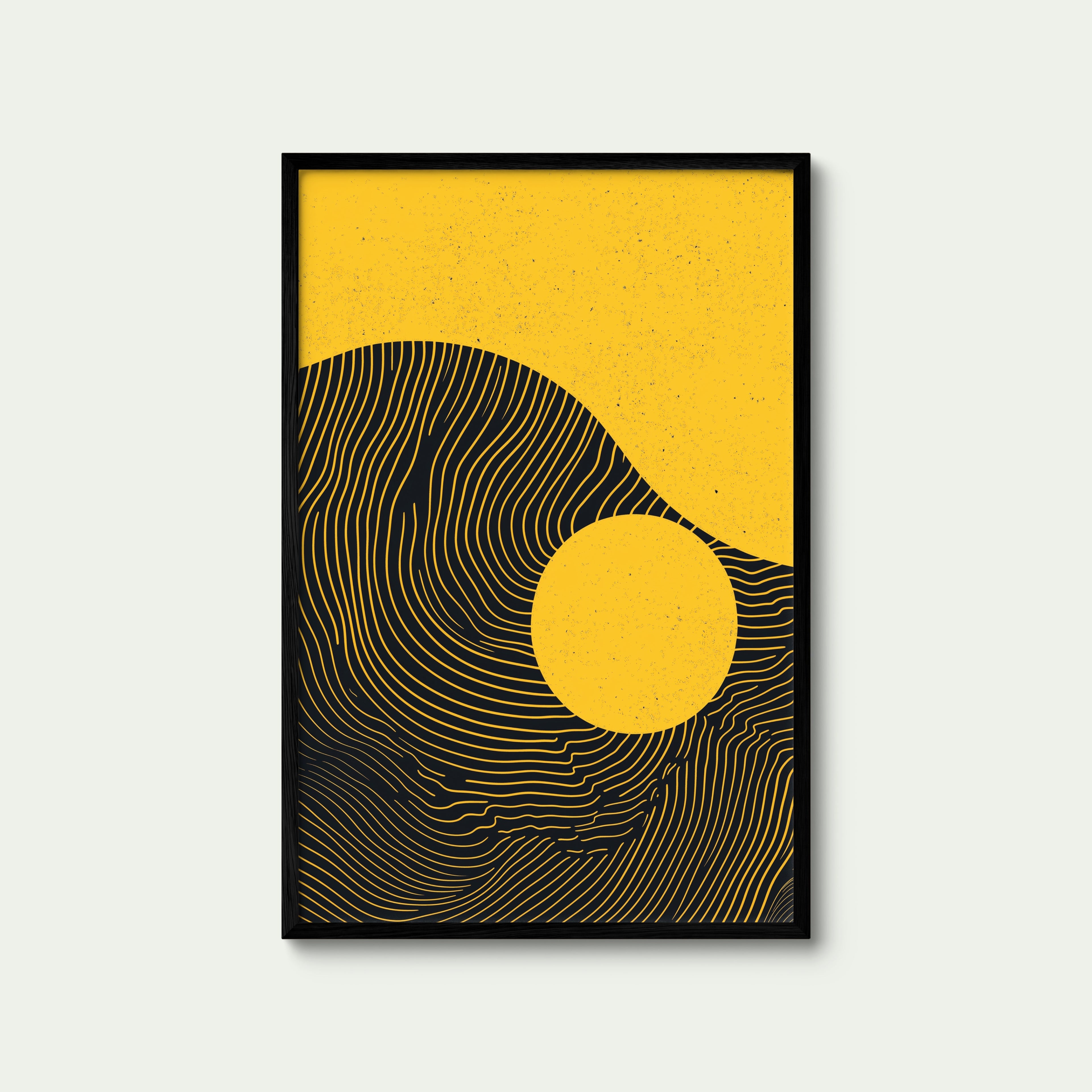 Topographic Line Art