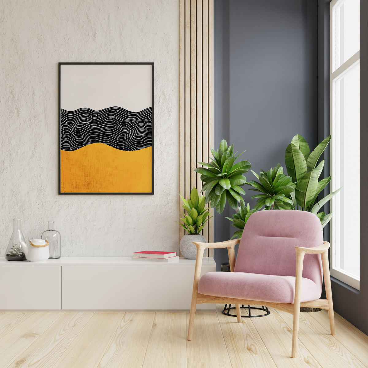 Wave Line Abstract