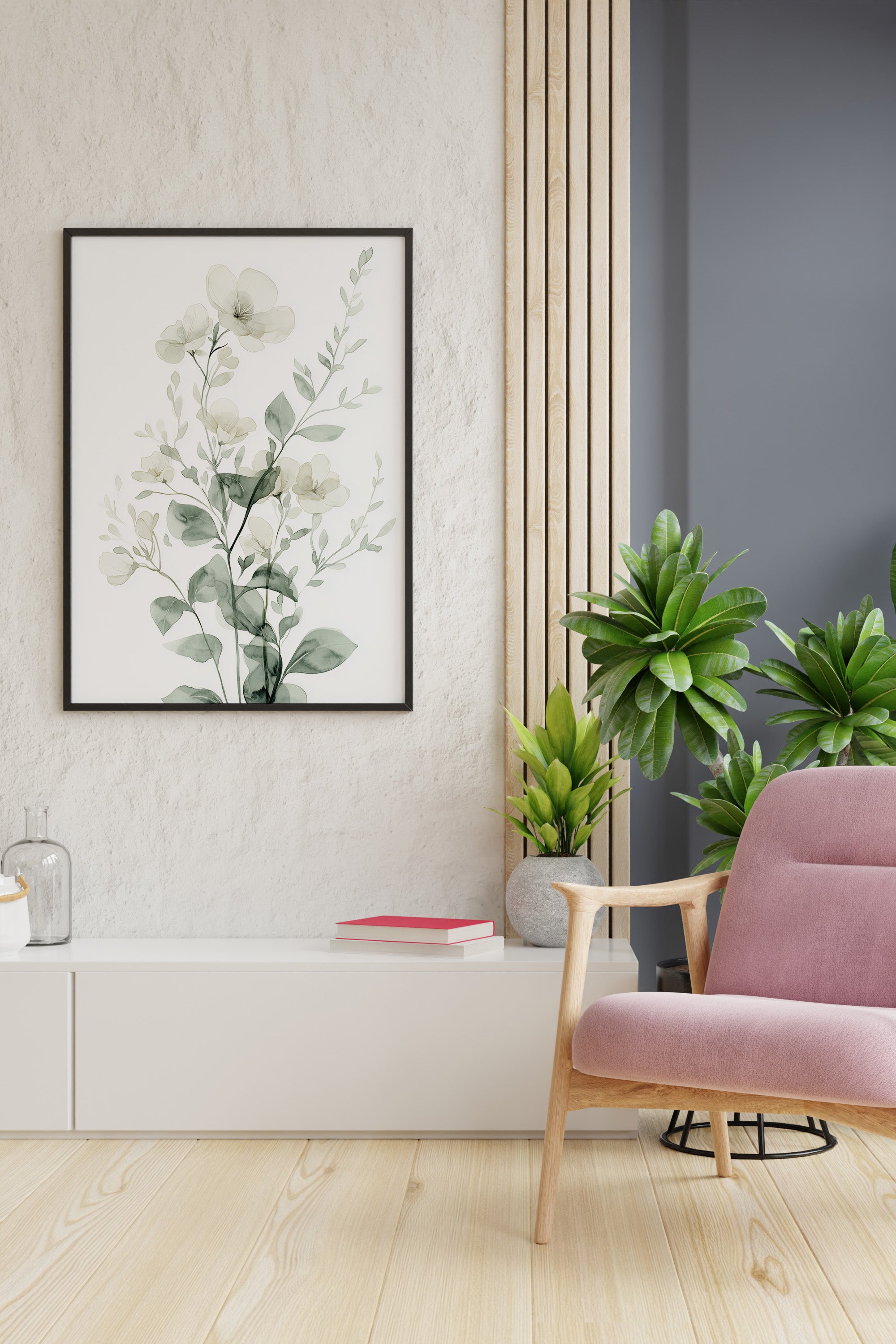 White Botanical Bouquet