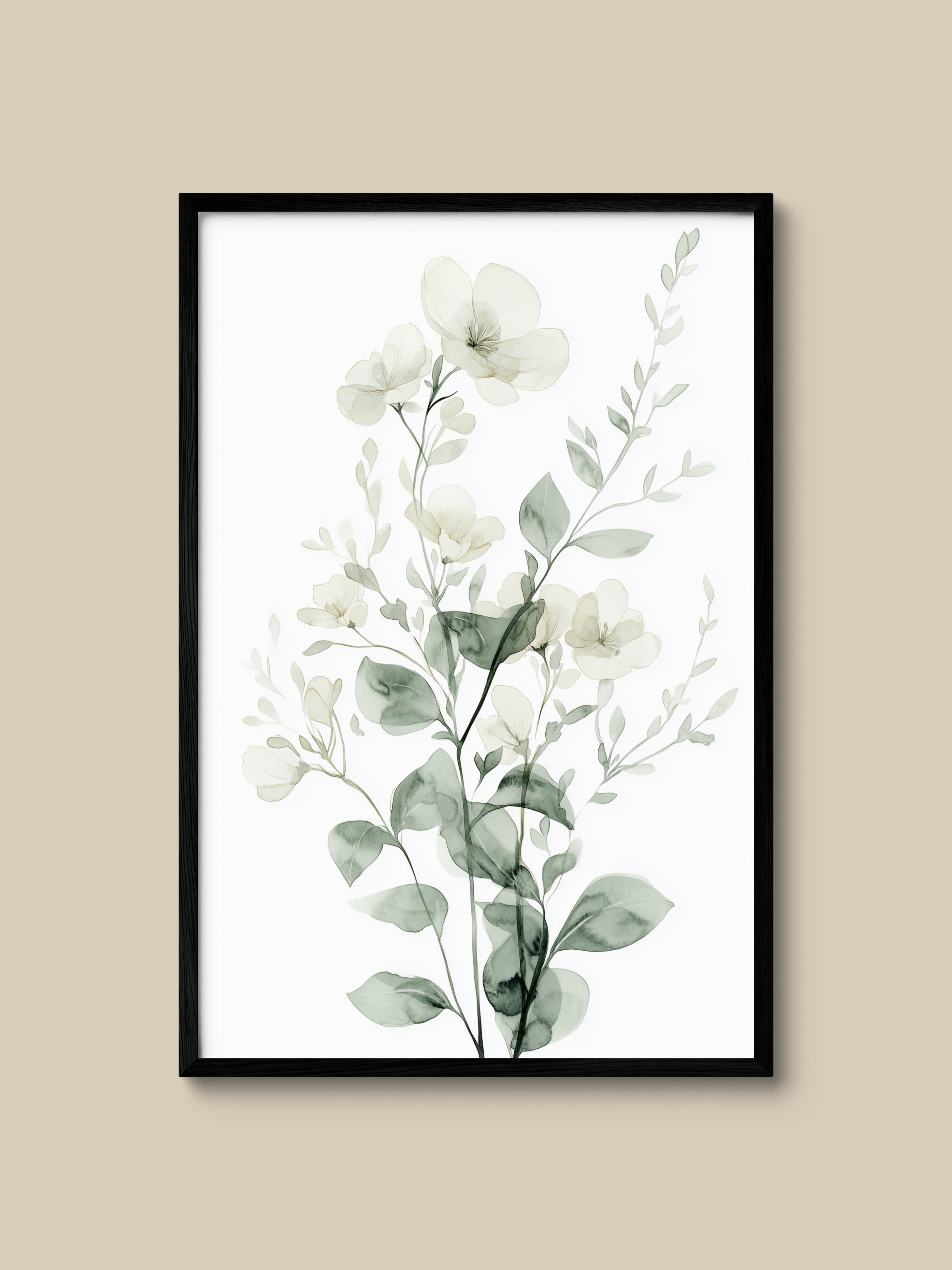 White Botanical Bouquet