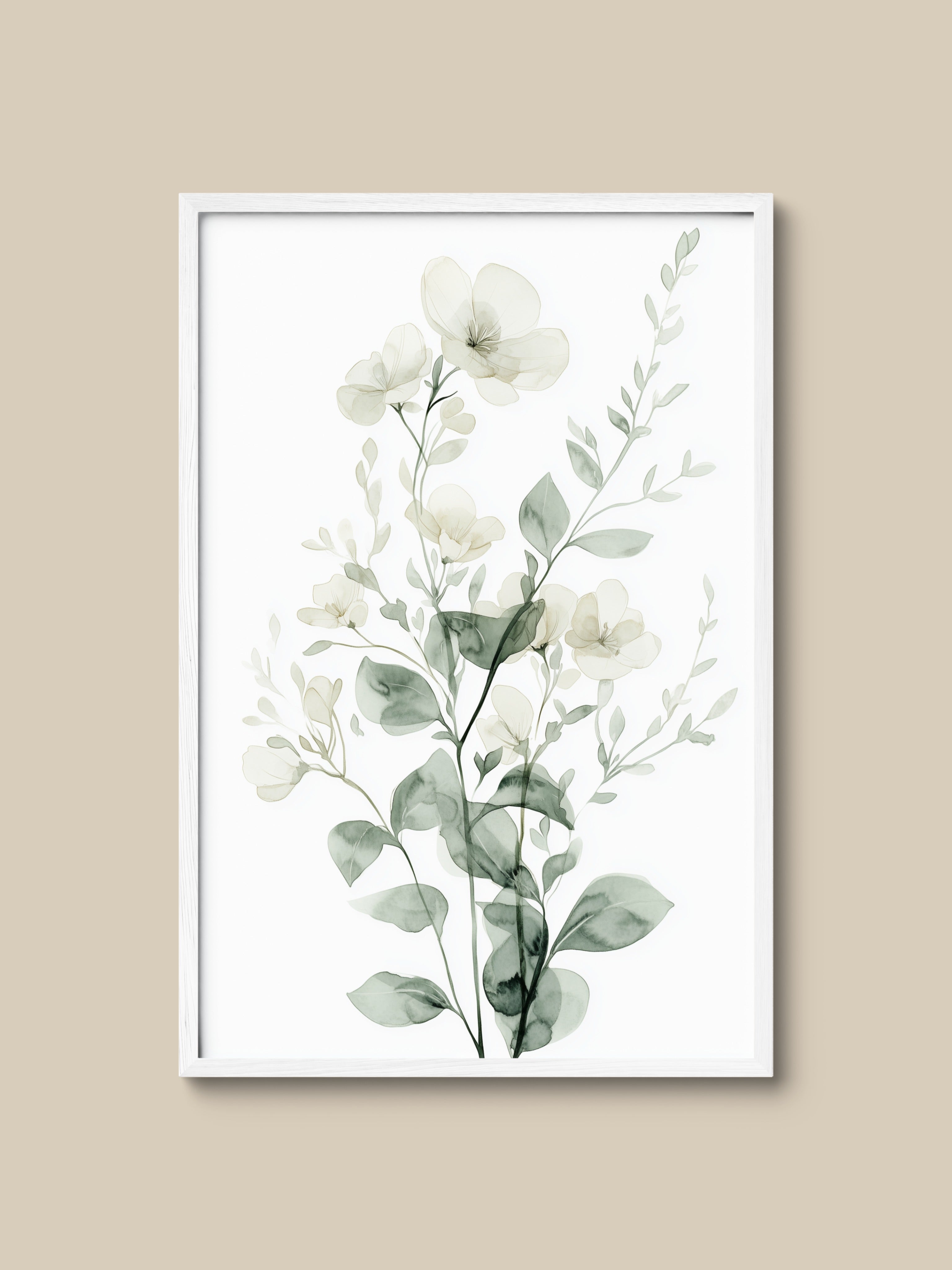 White Botanical Bouquet