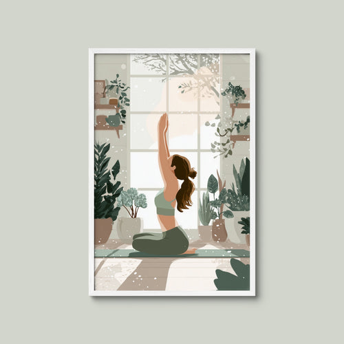 Winter Yoga Garden