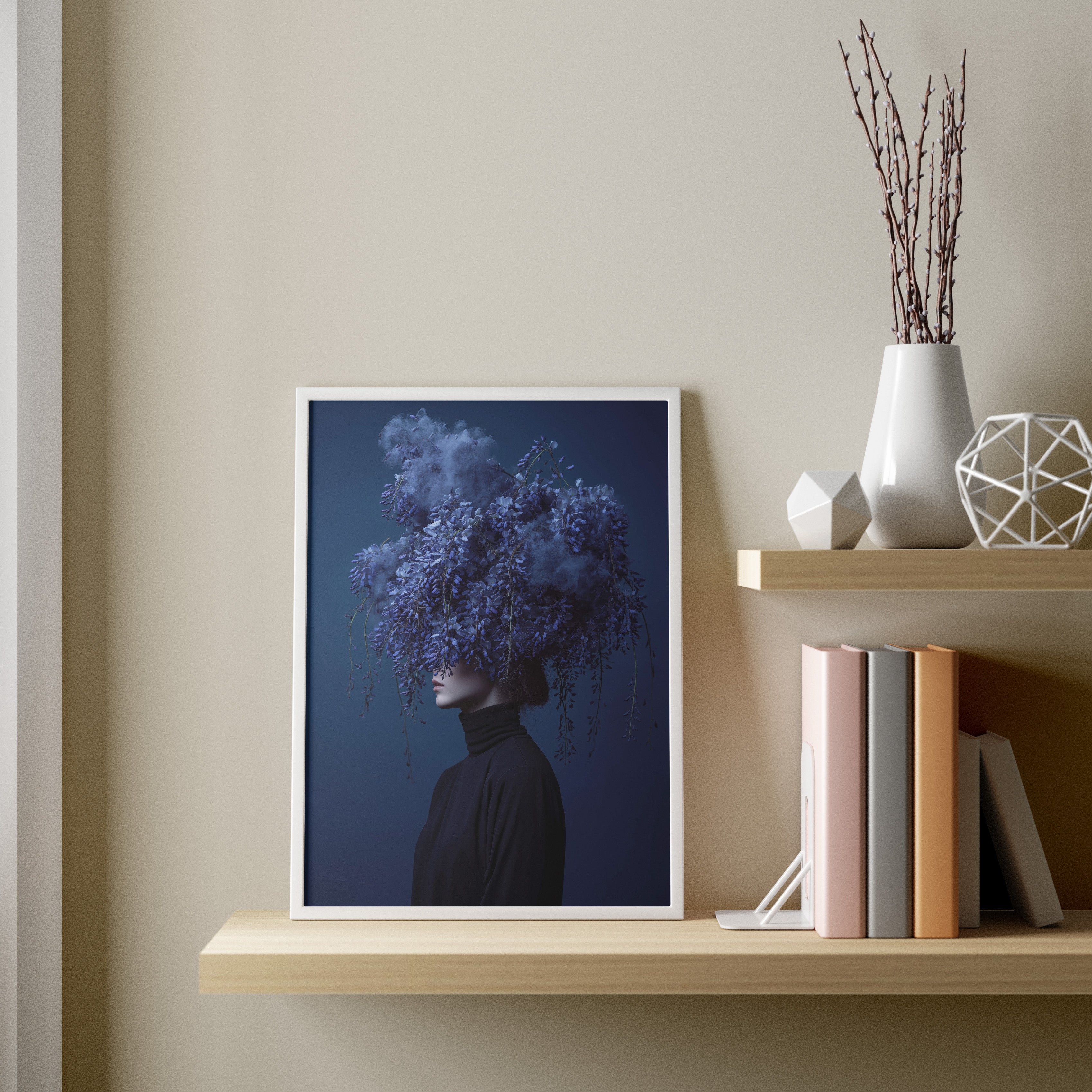 Wisteria Face Black