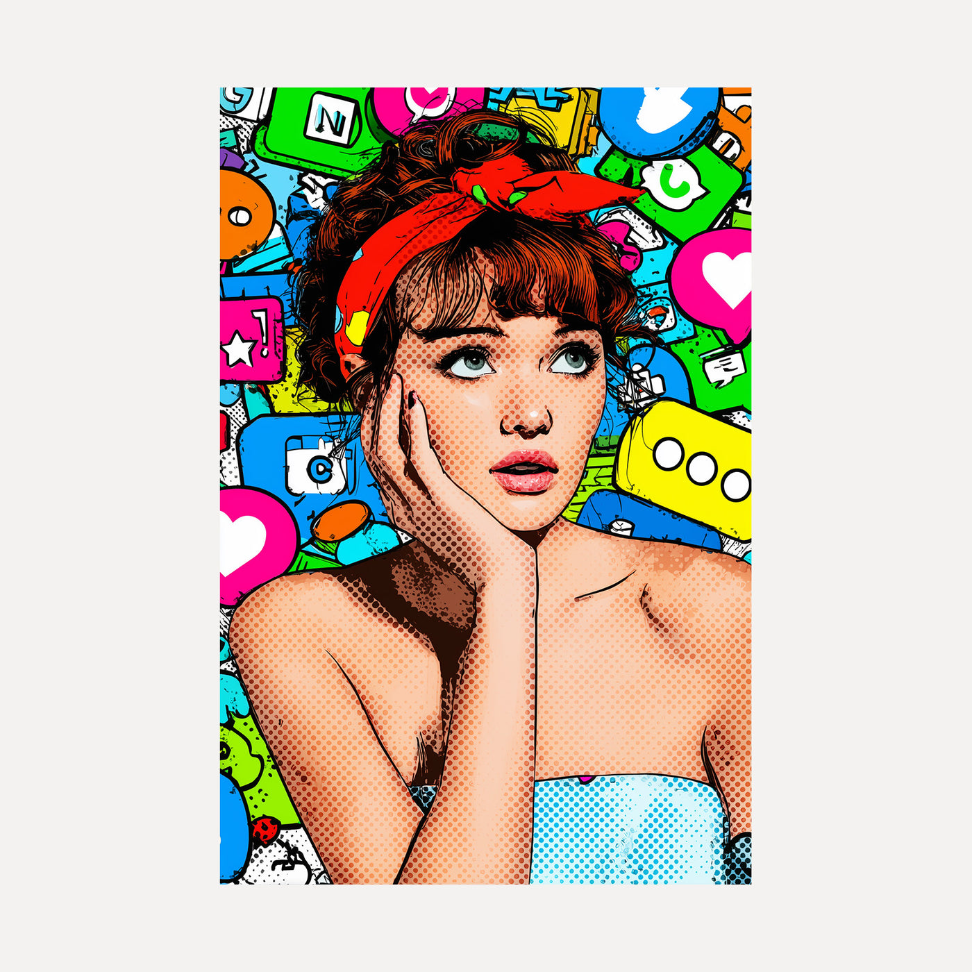 App Overload unframed art print