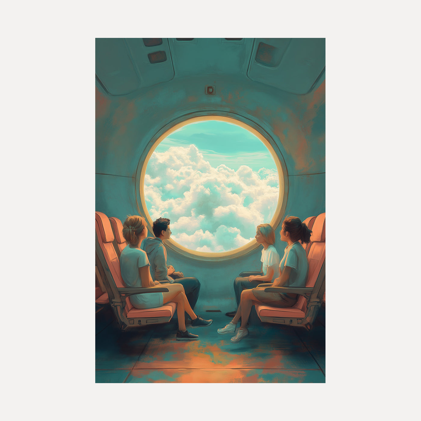 Beyond the Clouds unframed art print