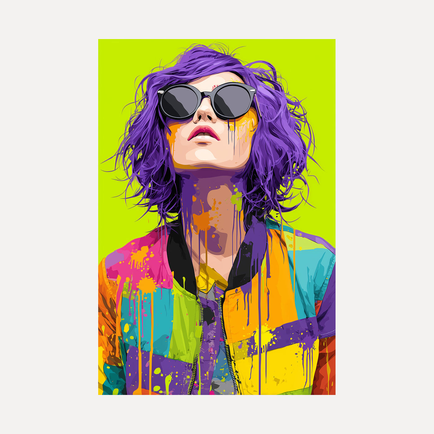 Colour Bomb unframed art print