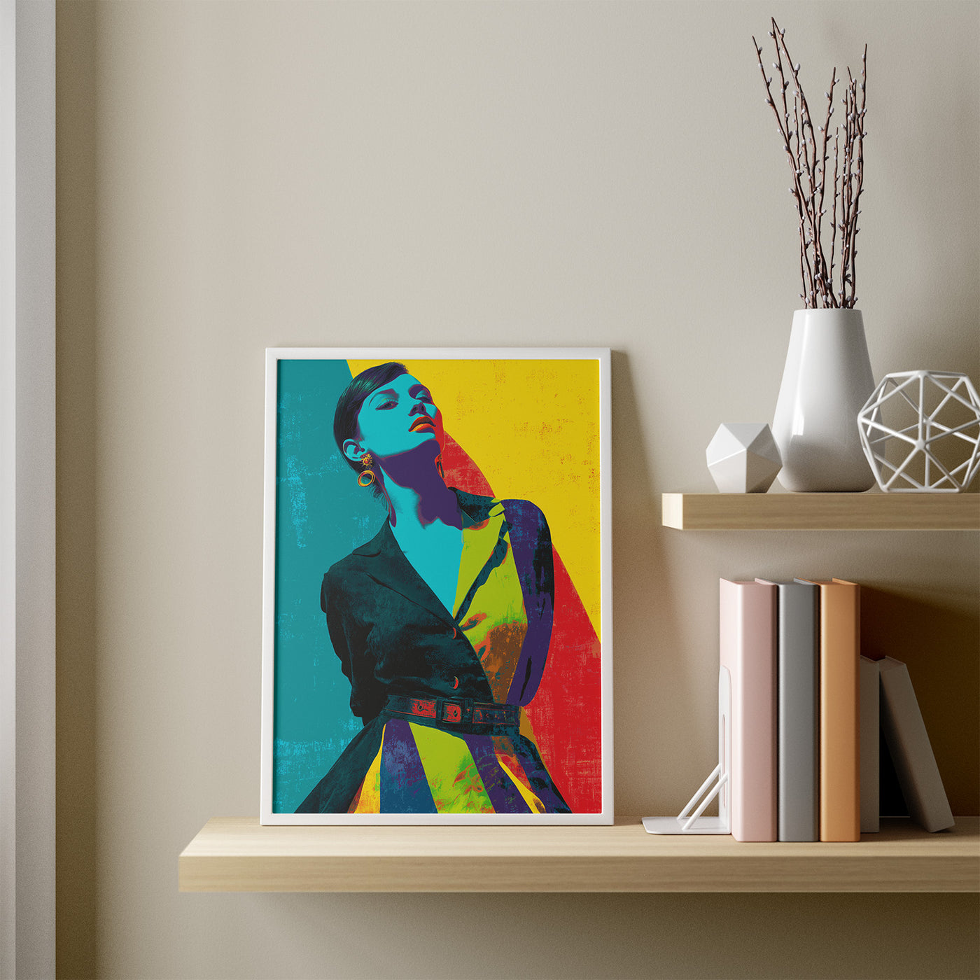 Colour Split framed in a room