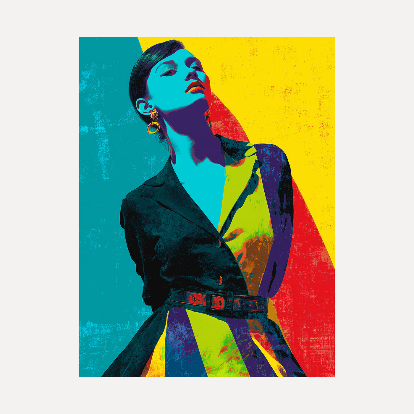 Colour Split unframed art print