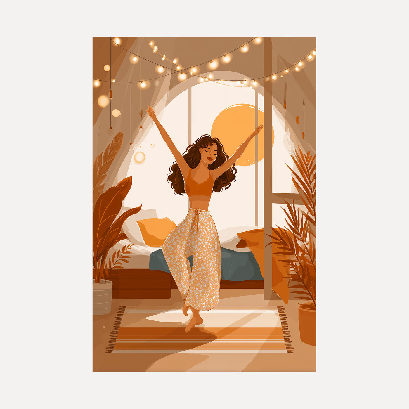 Dancing in the Morning unframed art print