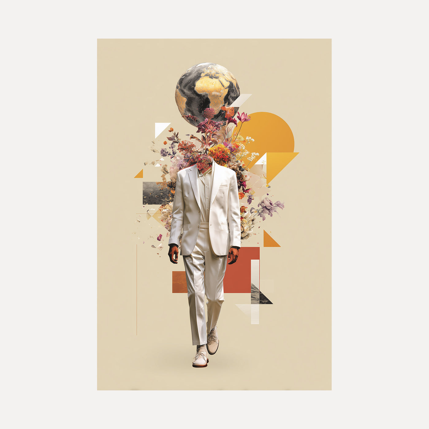 Earth and Bloom unframed art print