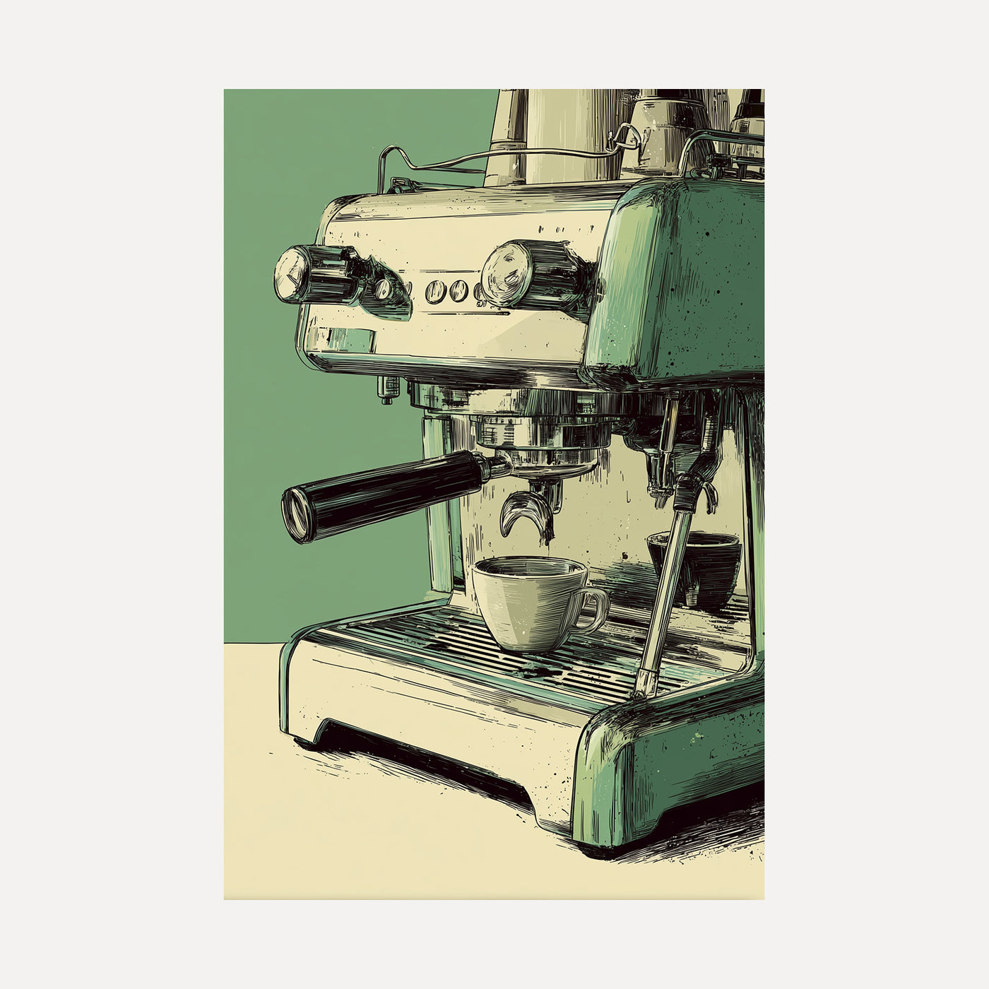 Espresso Machine unframed art print