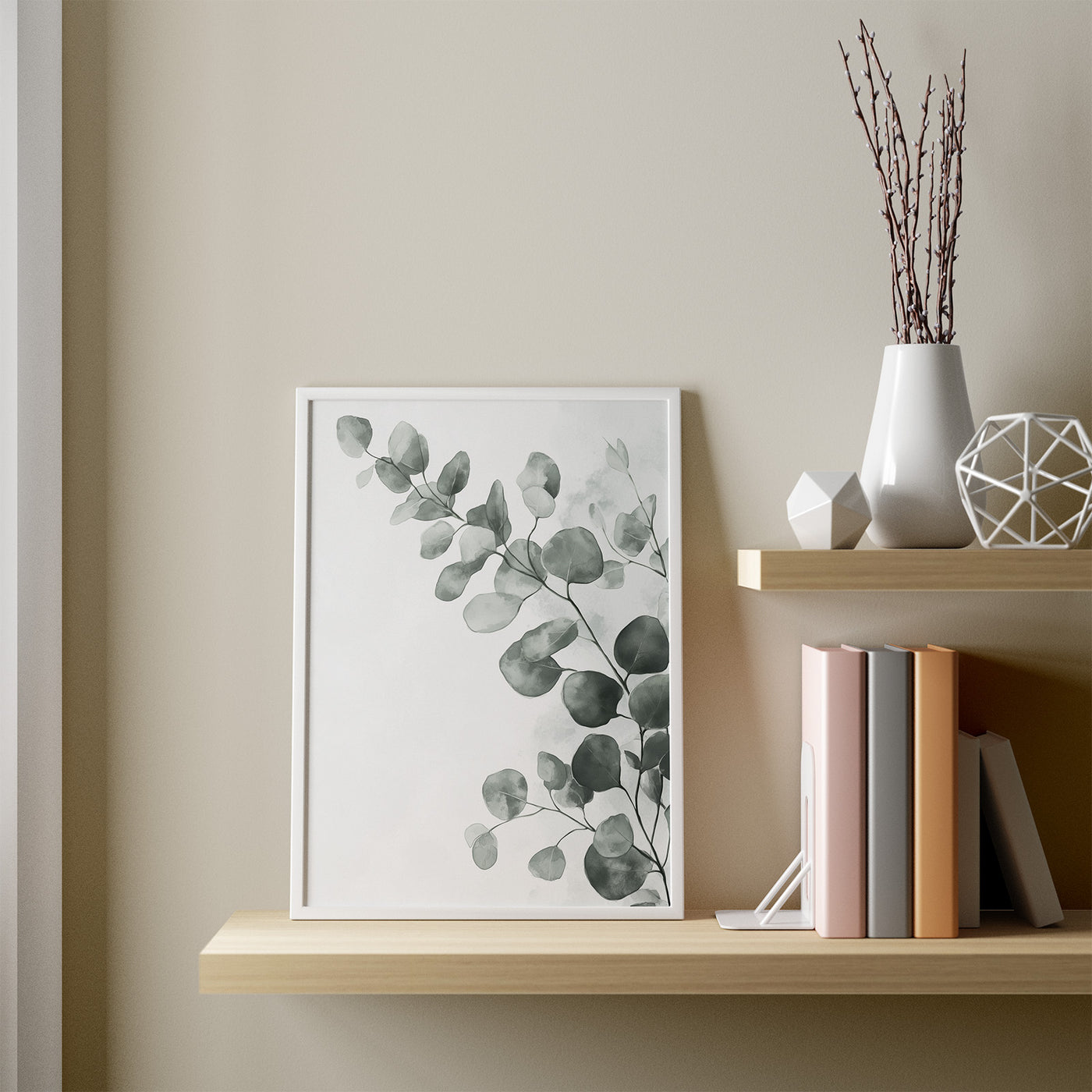 Eucalyptus Mist framed in a room
